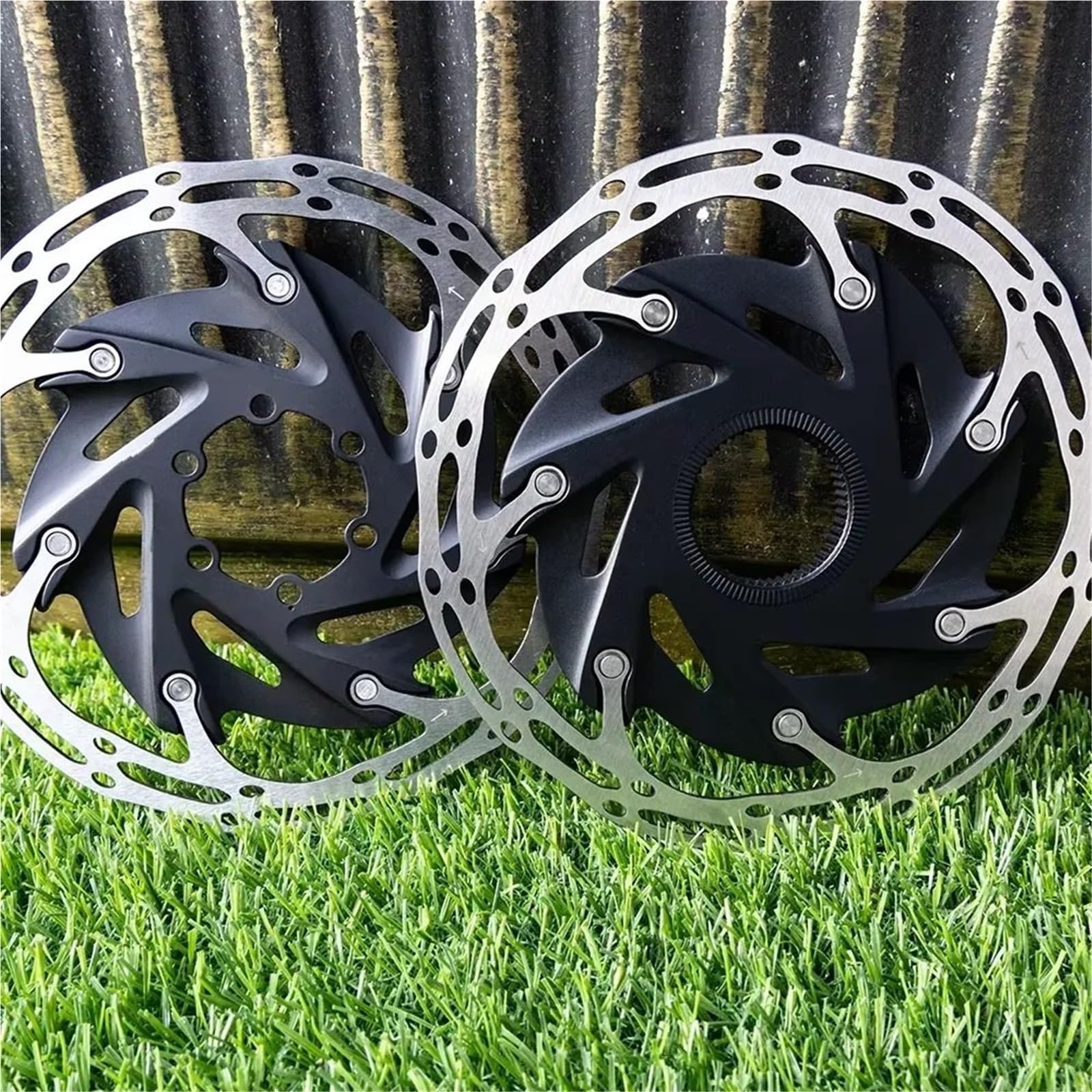 Disco freno anteriore Rotori freno bici 140 mm/160 mm 6 bulloni e Centerlock compatibili per parti di freni a disco per da corsa MTB Disco Freno