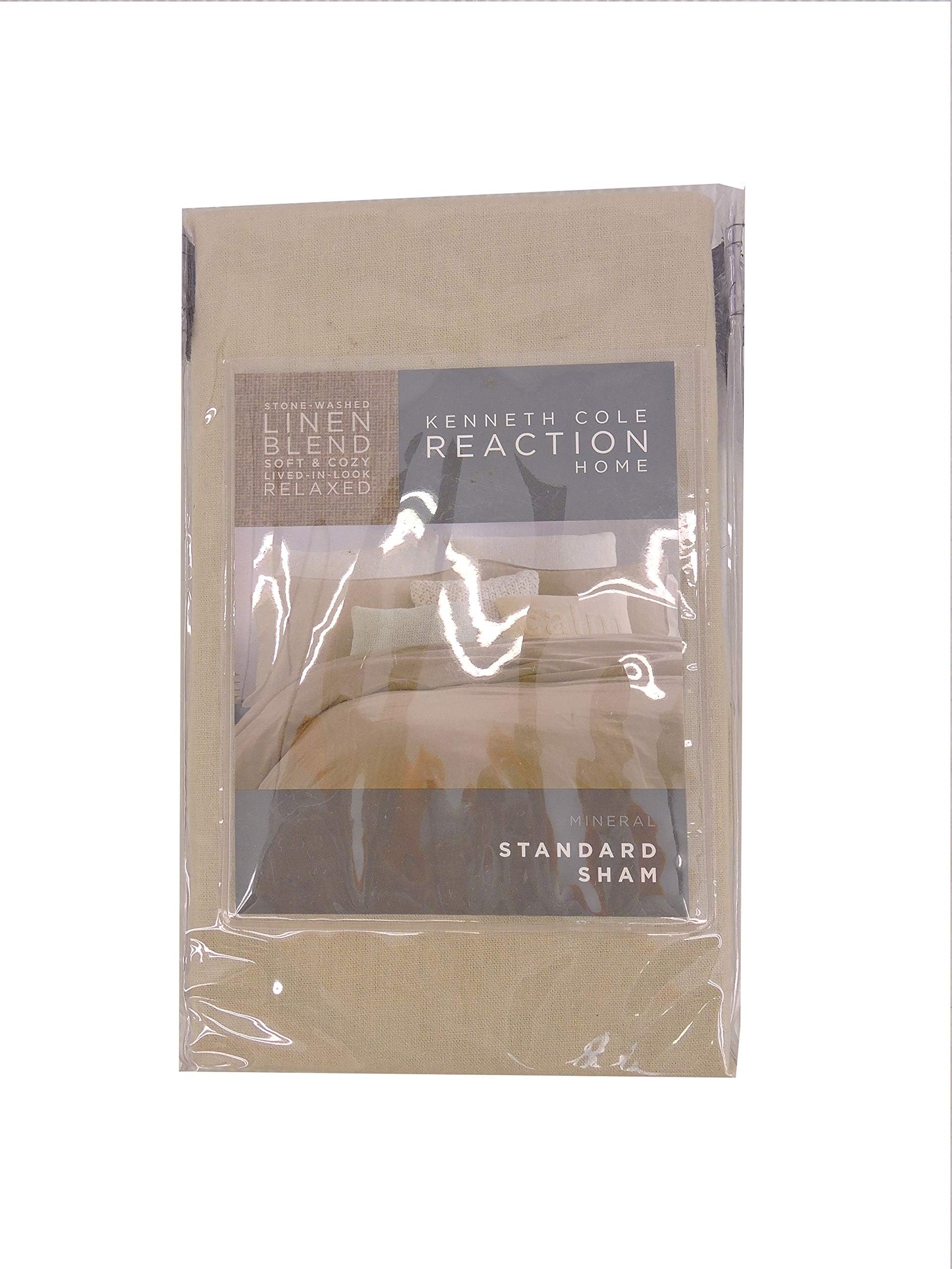 Kenneth Cole Reaction Home Standard Size Pillow Sham from the Mineral Bedding Collection in an Oatmeal Color