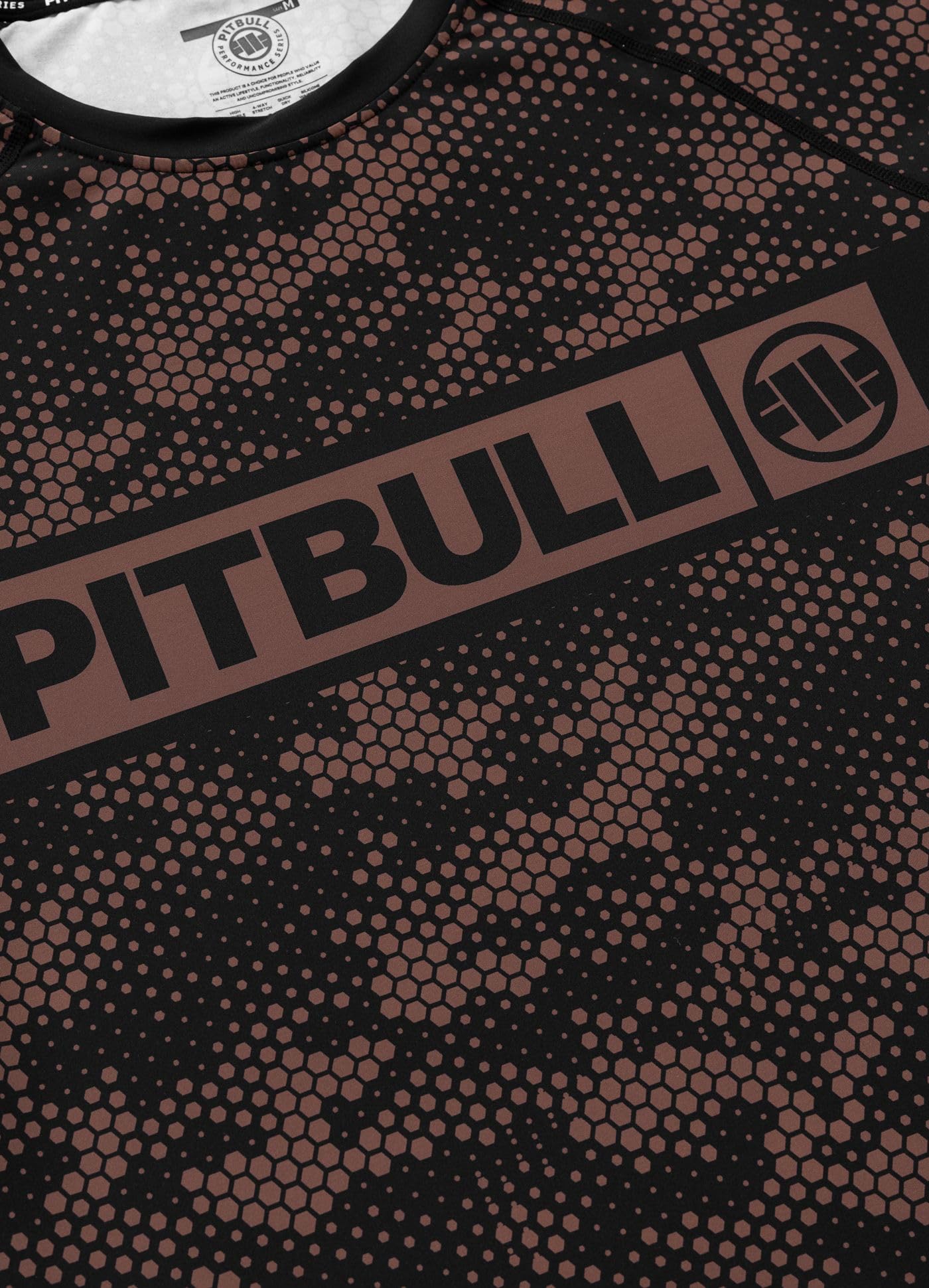 PITBULL - Herren Rashguard Langarm Shirt HEX CAMO Hilltop, Longsleeve