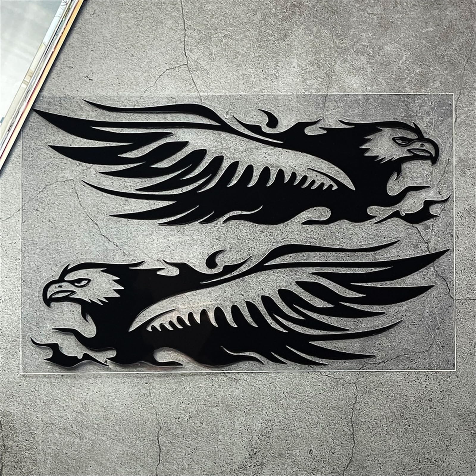 HAfgDJ 1pc Waterproof Stickers, Decor Decals for Motorcycle, Helmet and Laptop