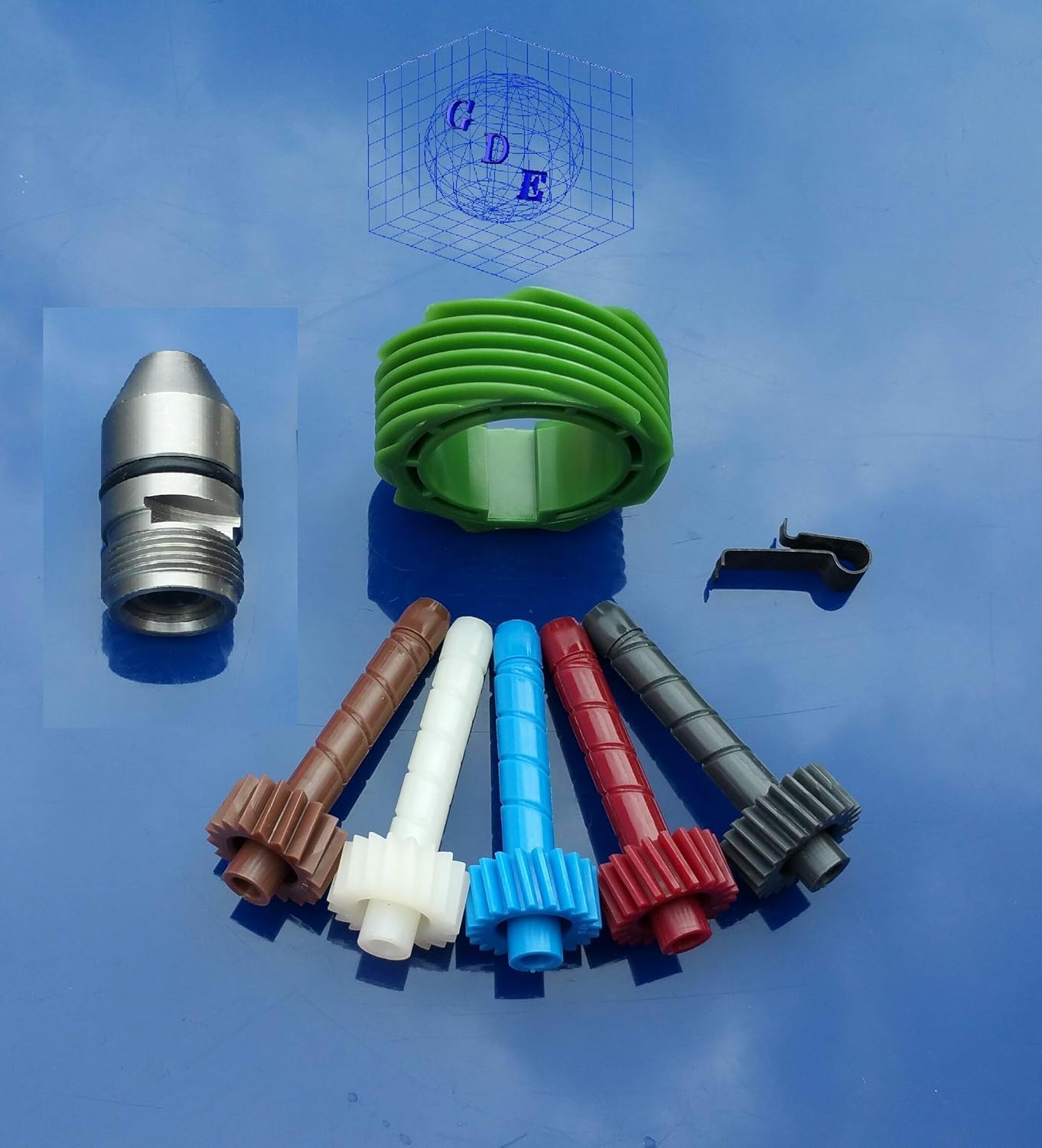 GM TURBO 350 TH350 MUNCIE POWERGLIDE TRANSMISSION SPEEDOMETER GEAR KIT 9/18 19 20 21 22 W/BULLET DRIVE GEAR CLIP