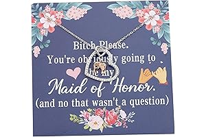 Pinky Promise Charm Maid of Honor Necklace: A Timeless Expression of Sisterhood