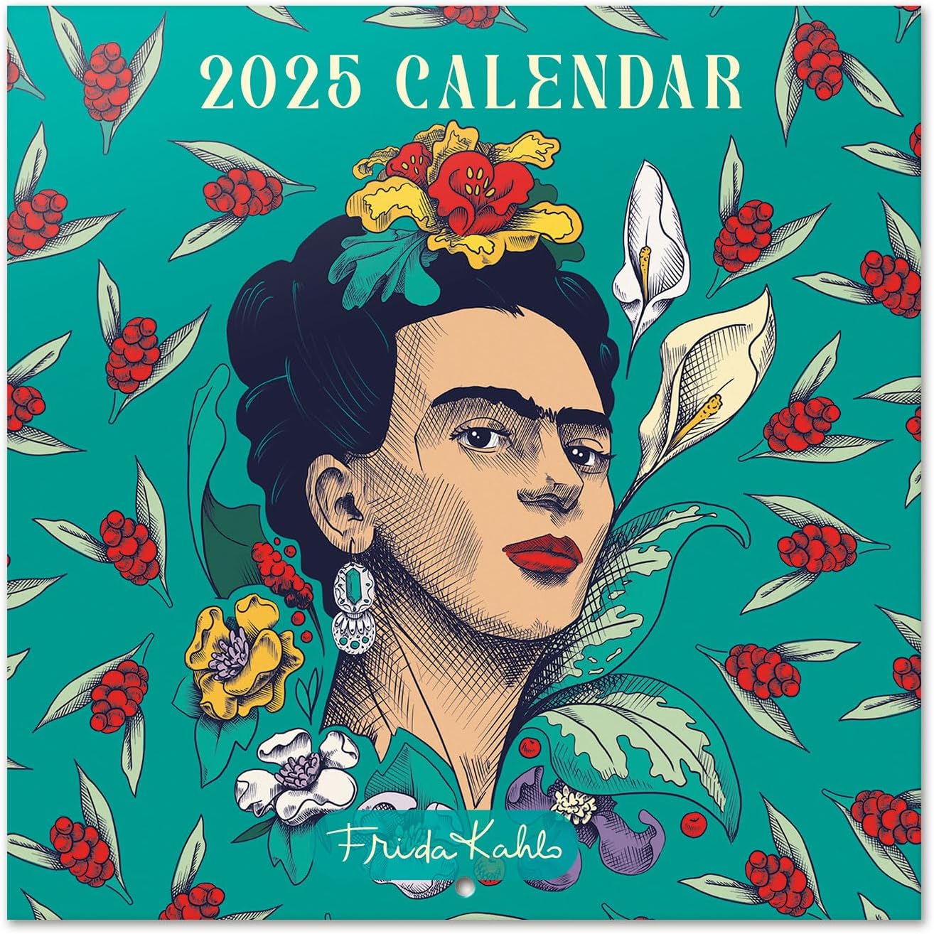 Grupo Erik Wall Calendar 2025 - Frida Kahlo | 12" x 12" Square Calendar 2025, Wall Planner 2025, Family Planner Calendar 2025 | Frida Kahlo Calendar 2025, Frida Kahlo GiftsThe Forest Stewardship Council
