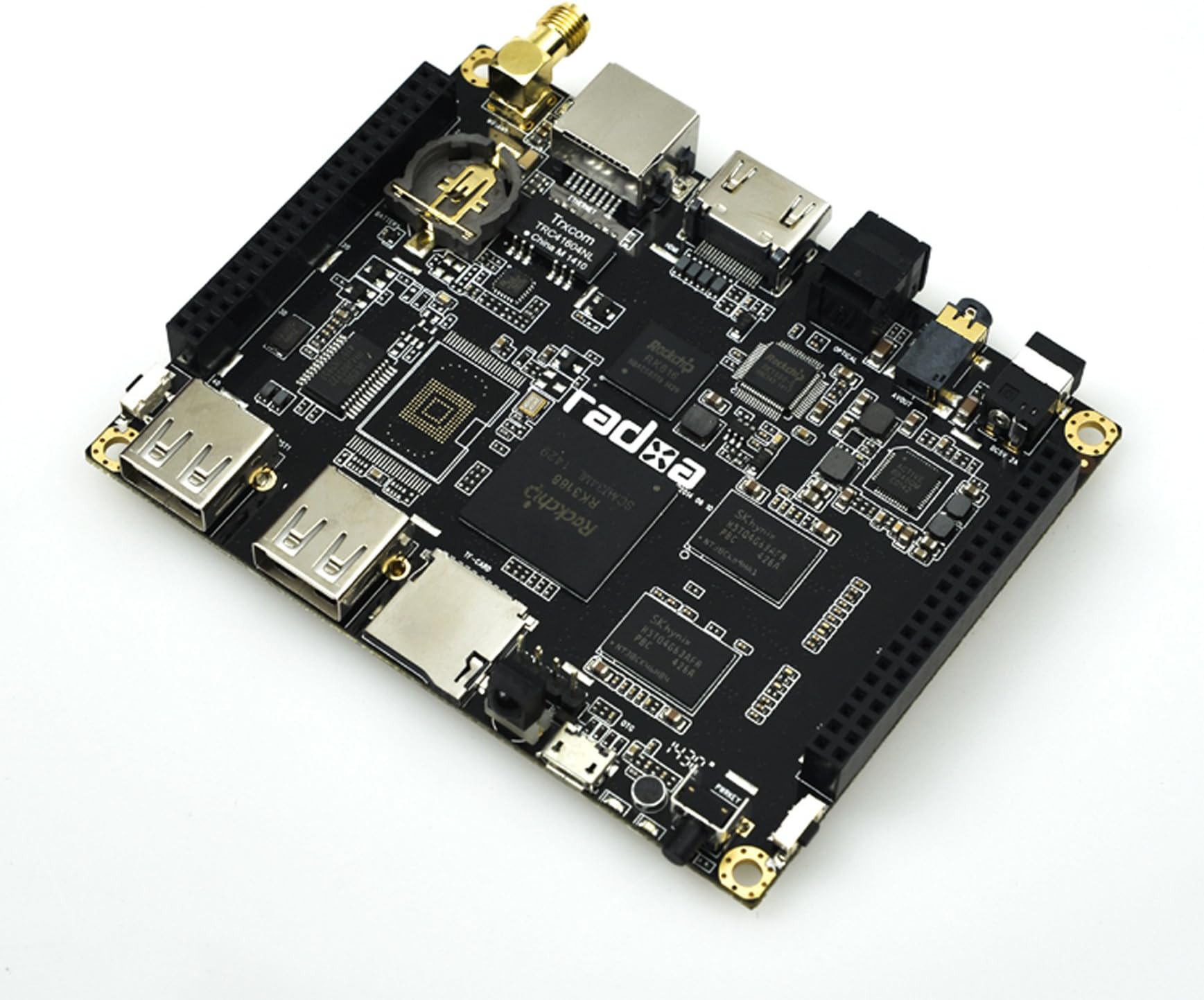 Radxa Rock Lite RK3188 Quad-core open source Single-board Computer Supported Linux, Android, FreeBSD start kit