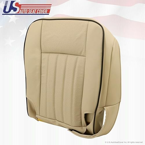 Miniatura 3 de 2006 Lincoln Navigator - Funda de asiento de piel perforada para pasajeros, color marrón