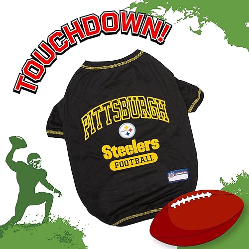 Vista 107 de Camisa de la NFL para mascota, para perros y gatos, duradera, 5 tamaños disponibles en 32 equipos de la NFL, camisetas de la NFL para mascotas