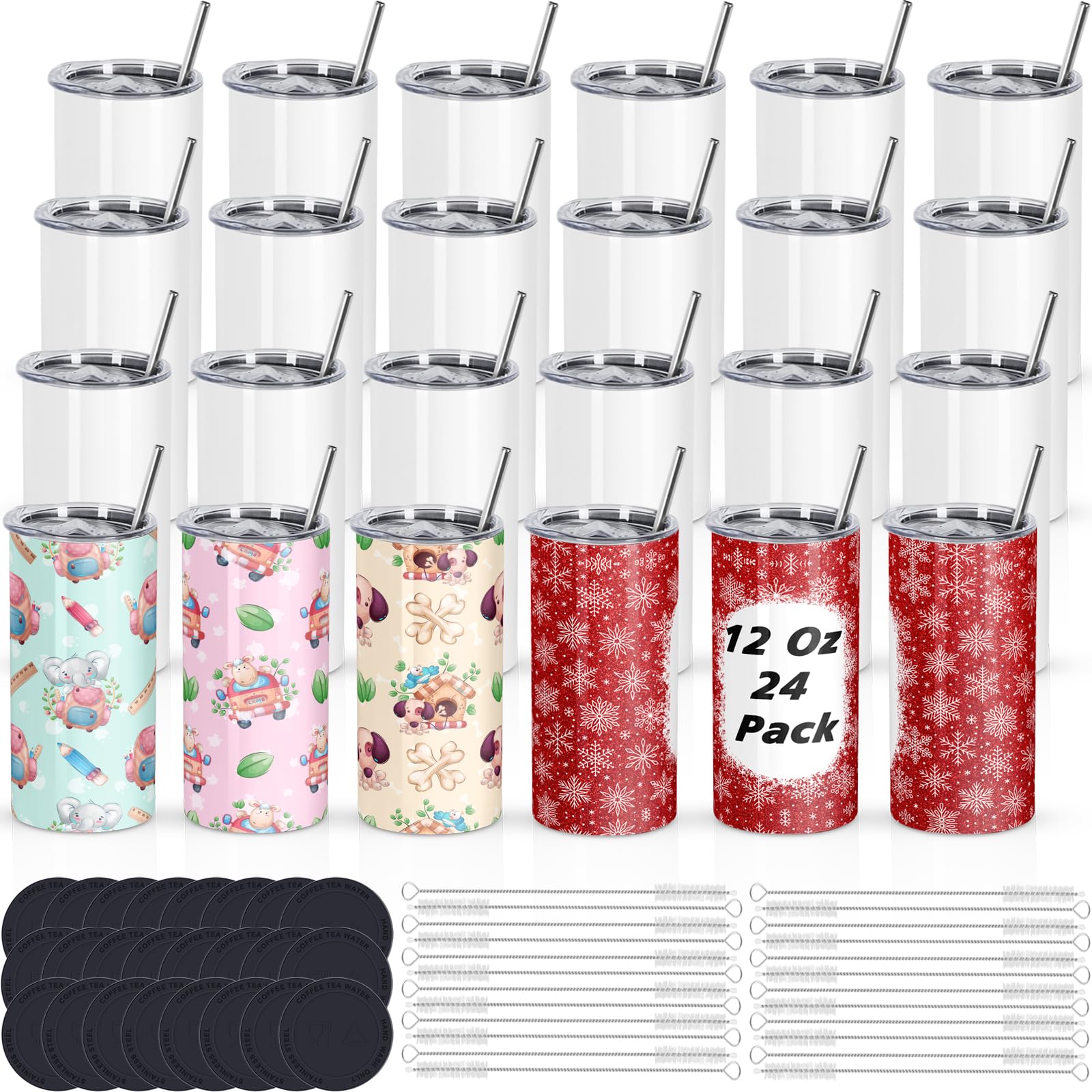 Geïsoleerde, gepersonaliseerde 20oz witte sublimatie-beker van roestvrij staal Geïsoleerde, gepersonaliseerde 20oz witte sublimatie-beker van roestvrij staal