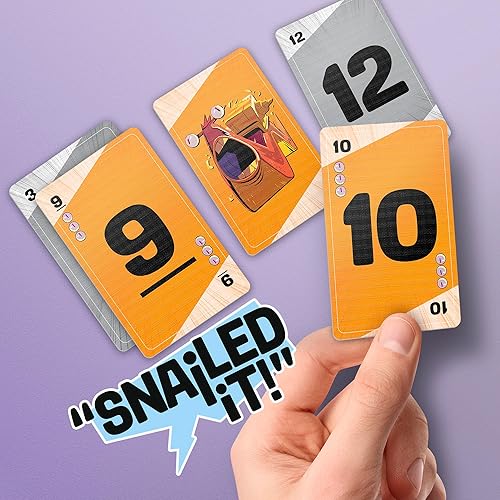 Miniatura 8 de Snailed it! Juego  Juegos familiares fáciles de aprender para niños, adolescentes y adultos  Juego de cartas de caracol  A partir de 8 años  3 a 6