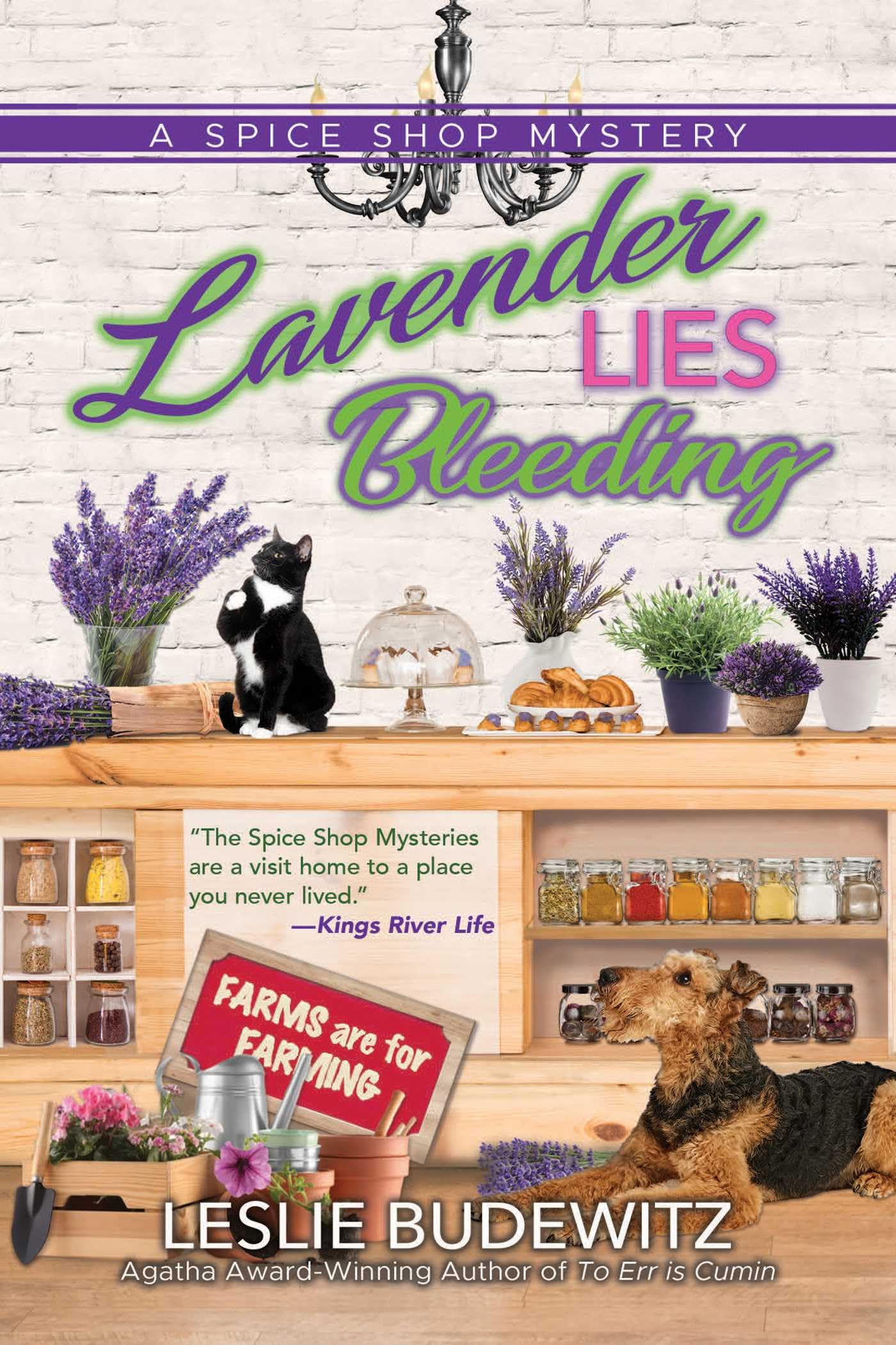 Lavender Lies Bleeding (Spice Shop Mysteries, 9)