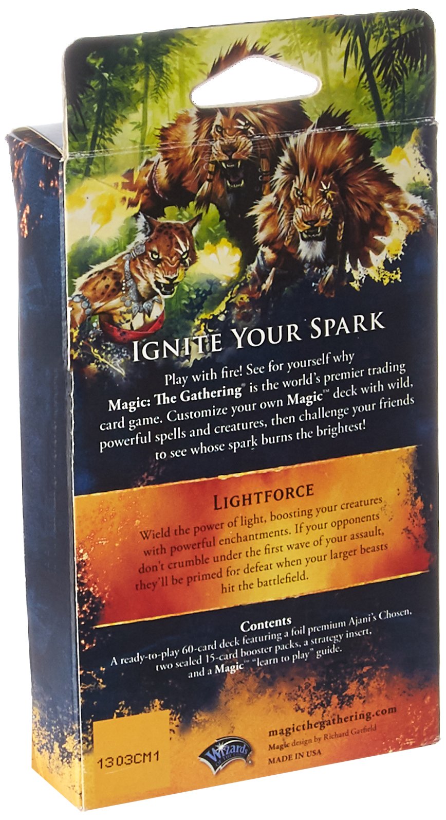 Magic The Gathering M14: MTG: 2014 Core Set Intro Pack: Lightforce Theme  Deck (Includes 2 Booster Packs) : Amazon.sg: Toys