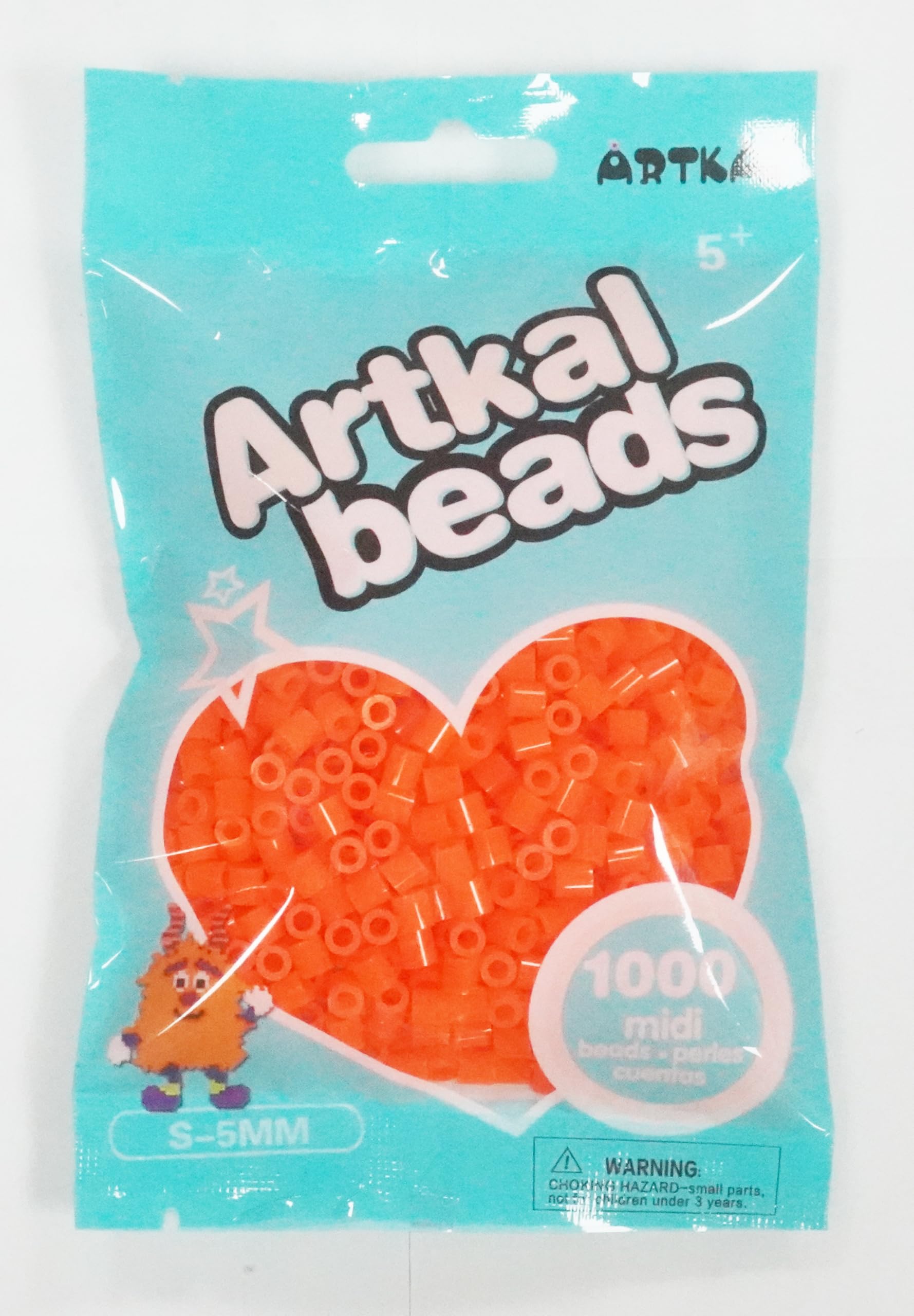 Artkal 5mm Midi Fuse Beads Apriocot 1000 Beads