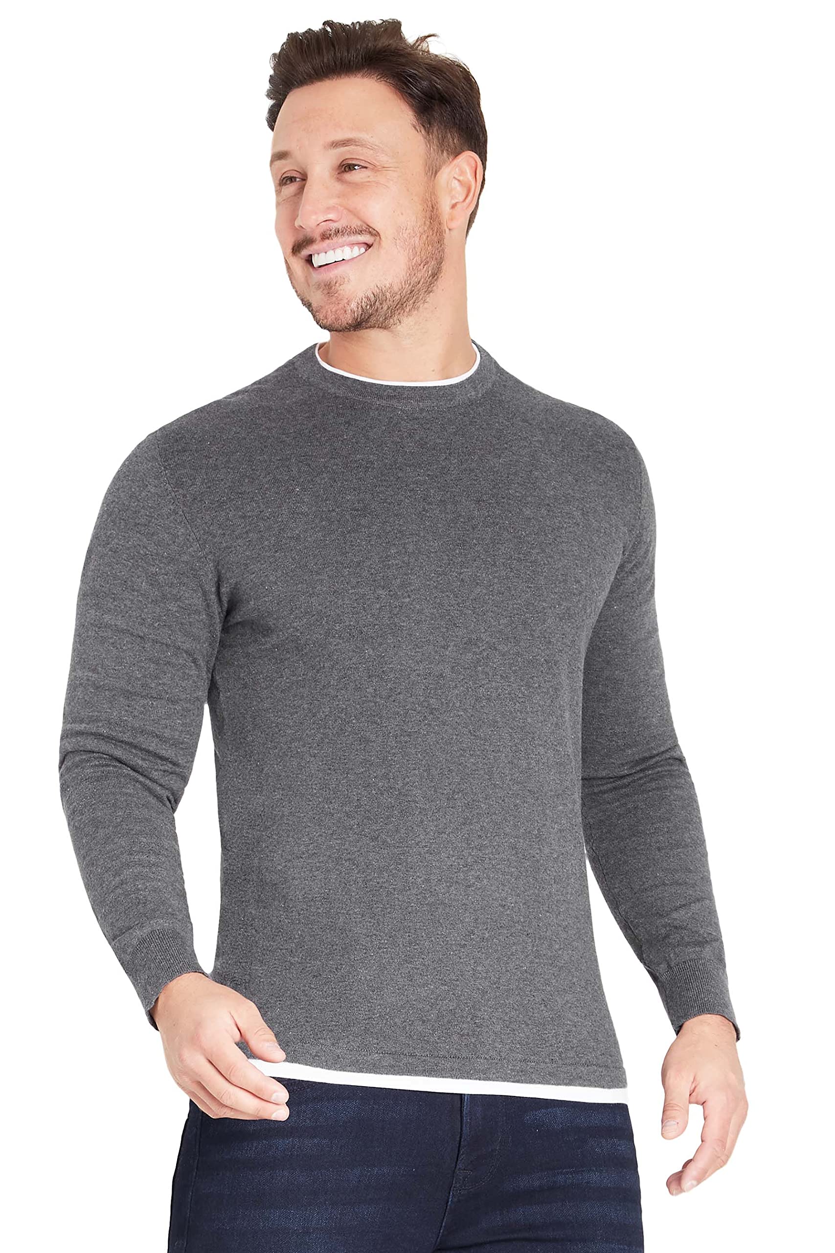 CityComfort Jersey Hombre - Jersey con Cuello Camisa Hombre