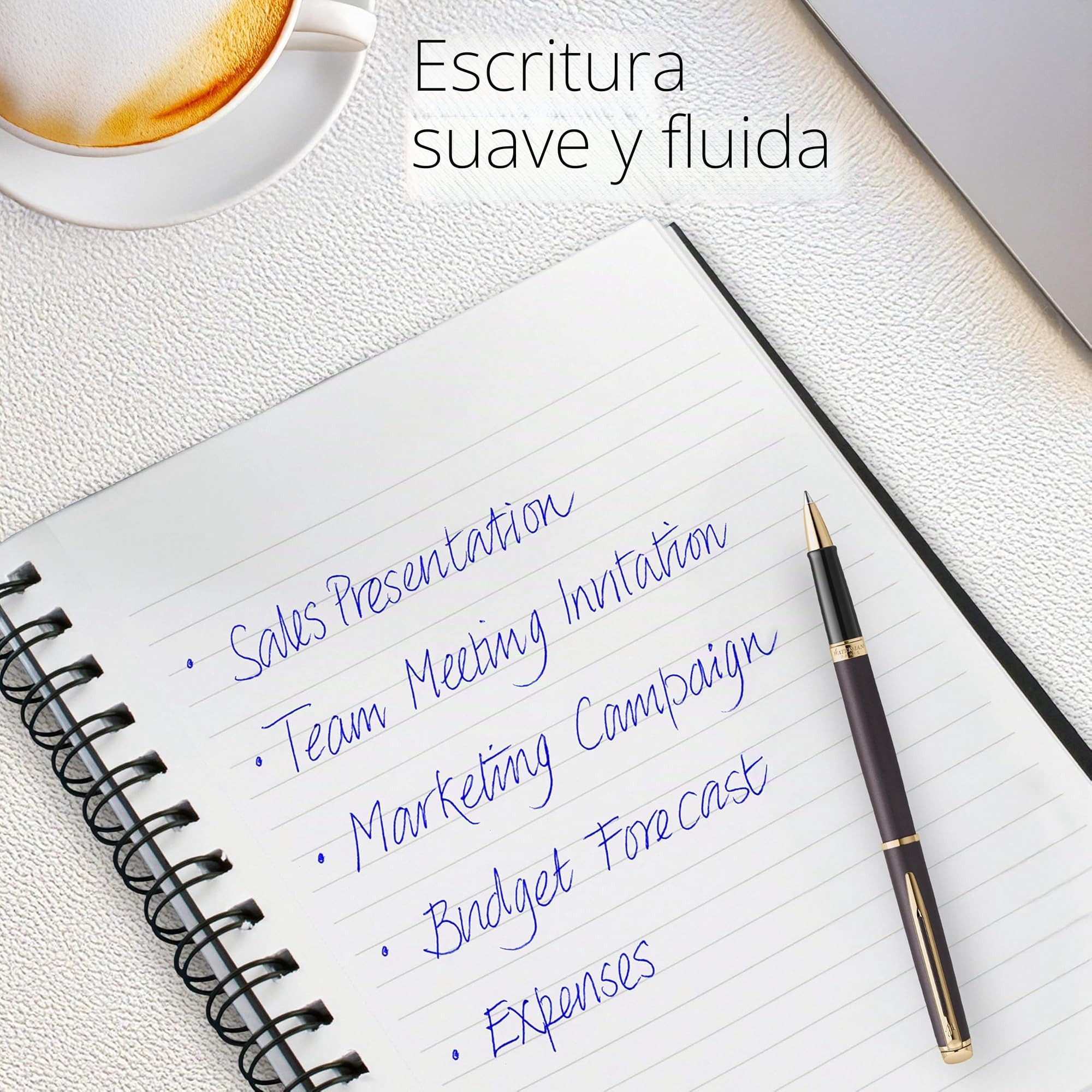 Bolígrafo roller Waterman Hémisphère | La Edición Discreta | Negro lava | punta fina ya tinta negra | estuche de regalo