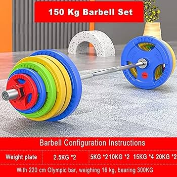 □送料無料□150kg 10枚オリンピックバーベルプレート ウエイト