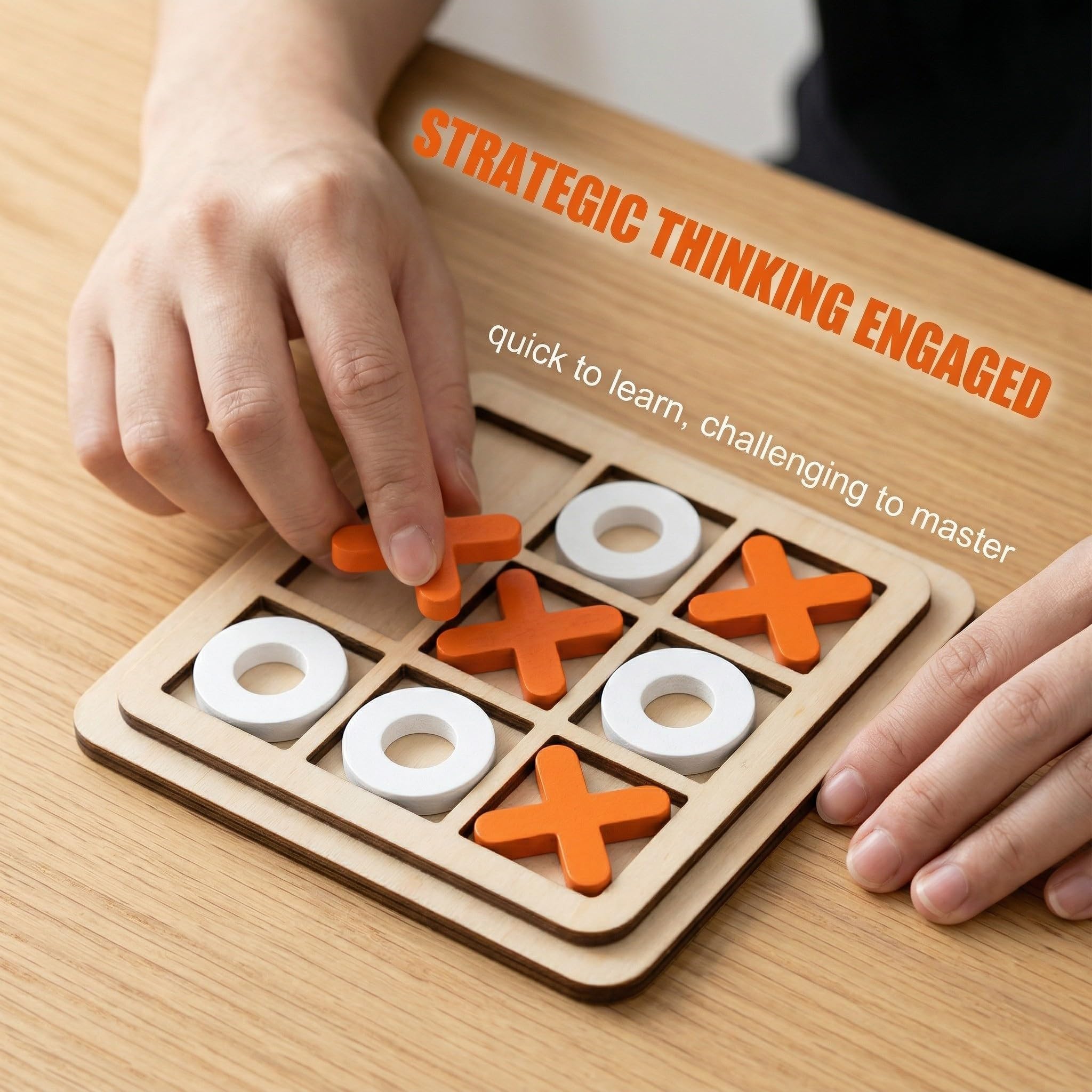 8 Pezzi Mini Puzzle Bambini in Legno, Gadget Compleanno Bambini, Regalini Fine Festa Invitati, Regalini per Alunni, Giochini per Feste di Compleanno,Puzzle Tic Tac Toe