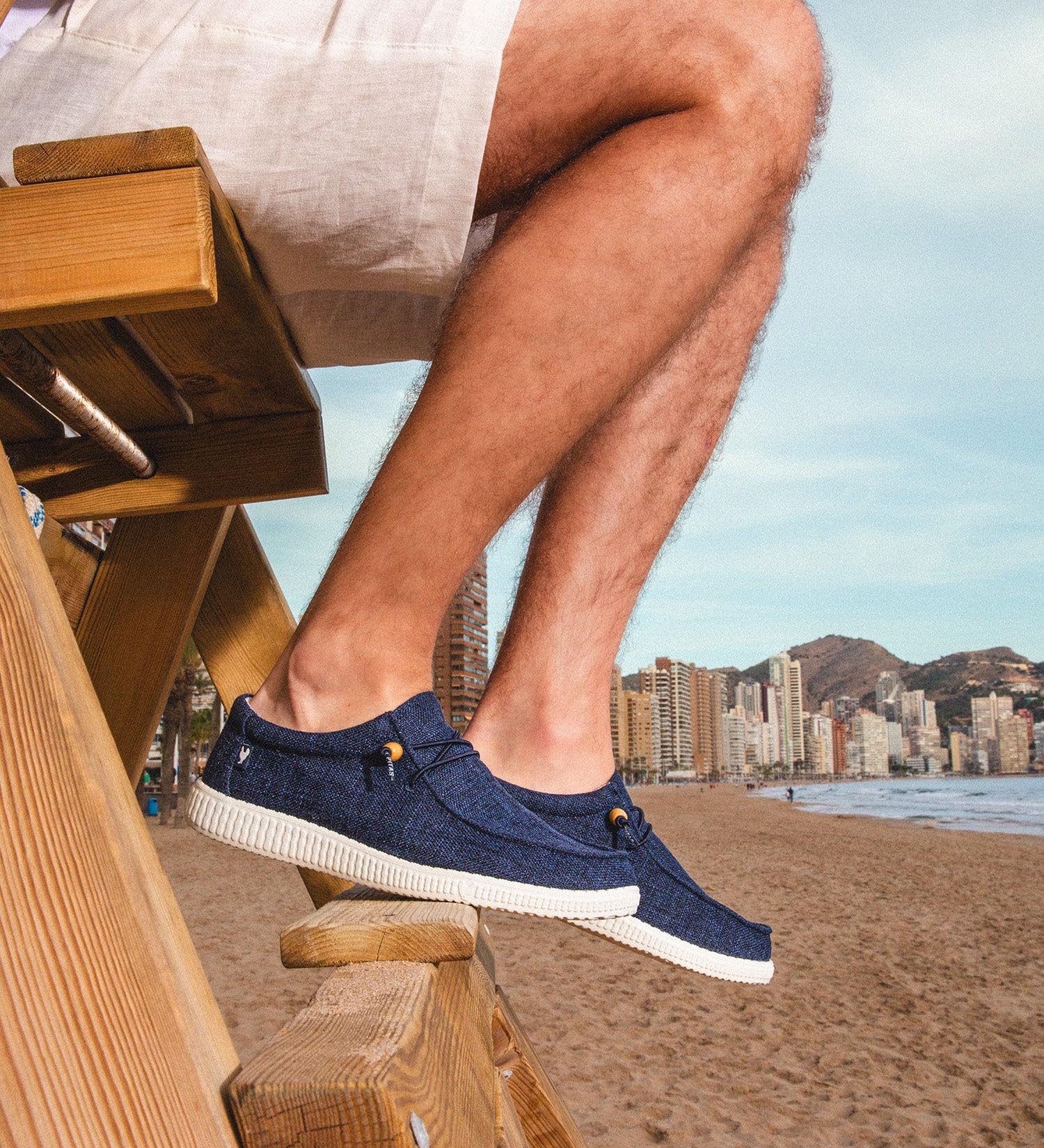 PITAS | WP150 Linen | Mocassini Uomo per L'Estate | Scarpe da Barca Estive | Sportive Uomo | Sneakers Casual | Scarpa da Vela | Calzatura Senza Lacci | Scarpe Walkinpitas