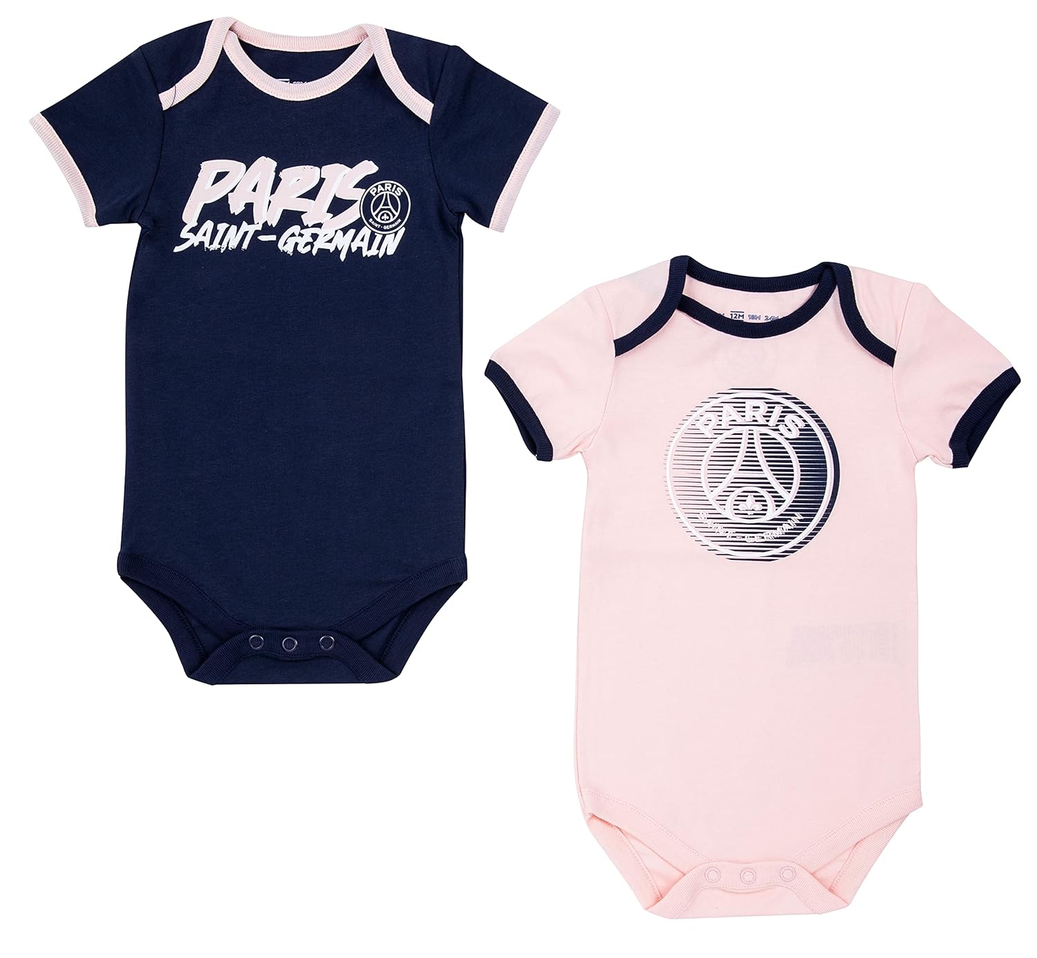 PARIS SAINT GERMAIN 2 x Body bébé Fille PSG - Collection Officielle