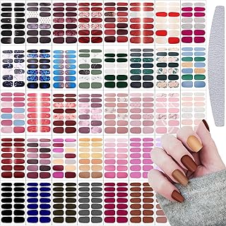 Maitys 560 Pieces 40 Sheets Full Wrap Nail Stickers Nail Polish Strips D...