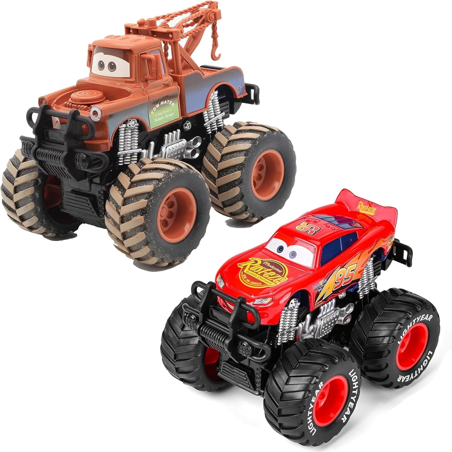 Diecast Car Set - 1:45 Scale Alloy Model Vehicles with Racer Toys, Action Car for Kids Ages 3+