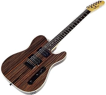 テレキャスタータイプギター ゼブラウッド Amazon.co.jp: 【Sylpheed】 テレキャスタータイプ エレキギター