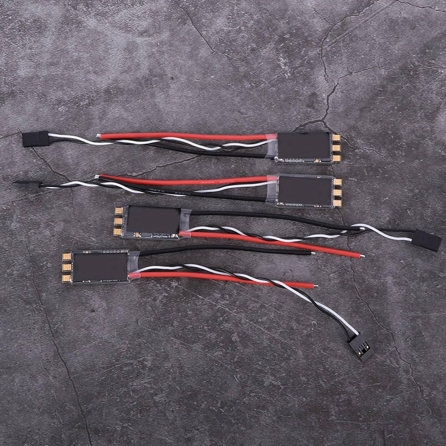 VGEBY 4pcs Quadcopter ESC, 30AS 26S Brushless ESC Electric Speed Controllers for FPV Multicopter Quadcopter (Black)
