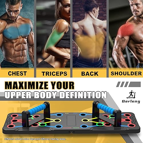 Miniatura 3 de Solid Push Up Board 15 in 1 Home Workout Equipment Multi-Functional Pushup Stands System Fitness Floor Chest Muscle Exercise Professional Equipment