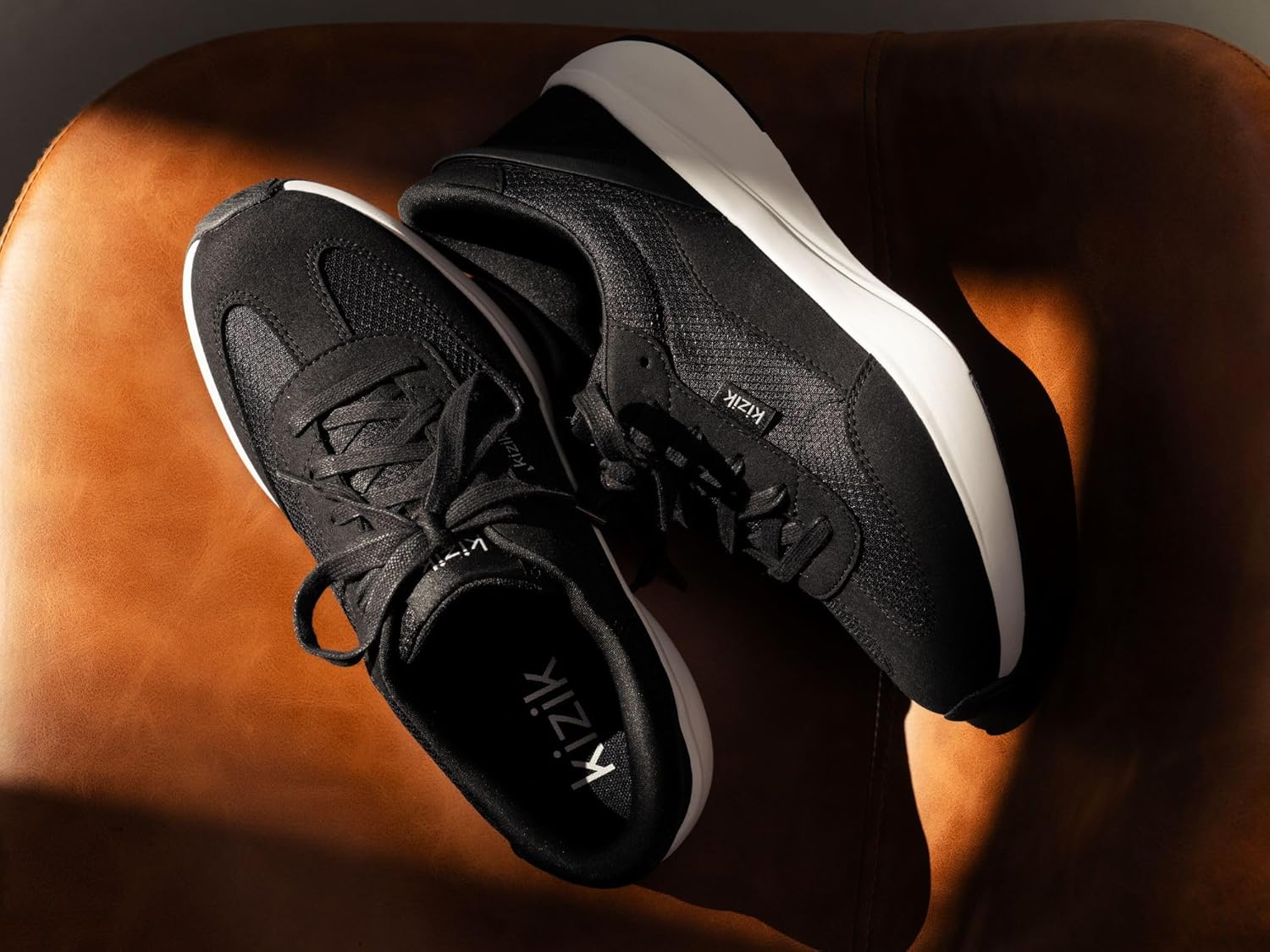 Kizik Womens Shoes: Charlotte - Comfortable, Breathable, Casual Slip On Sneakers, Lightweight Mesh, Hands Free Convenience in a Timeless Style - Womens Regular Width - Image 2