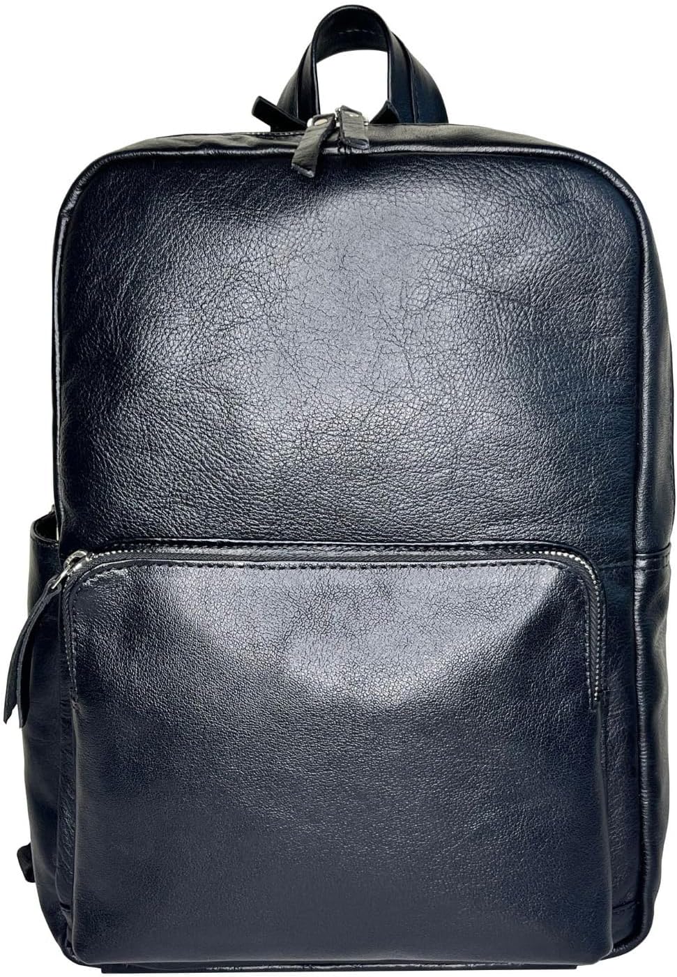RUSTIC TOWN Leather Backpack for Men and Women – Vintage Full Grain Laptop Daypack for Travel, Office, & Work – Classic Shoulder iPad Bag & Casual Bookbag