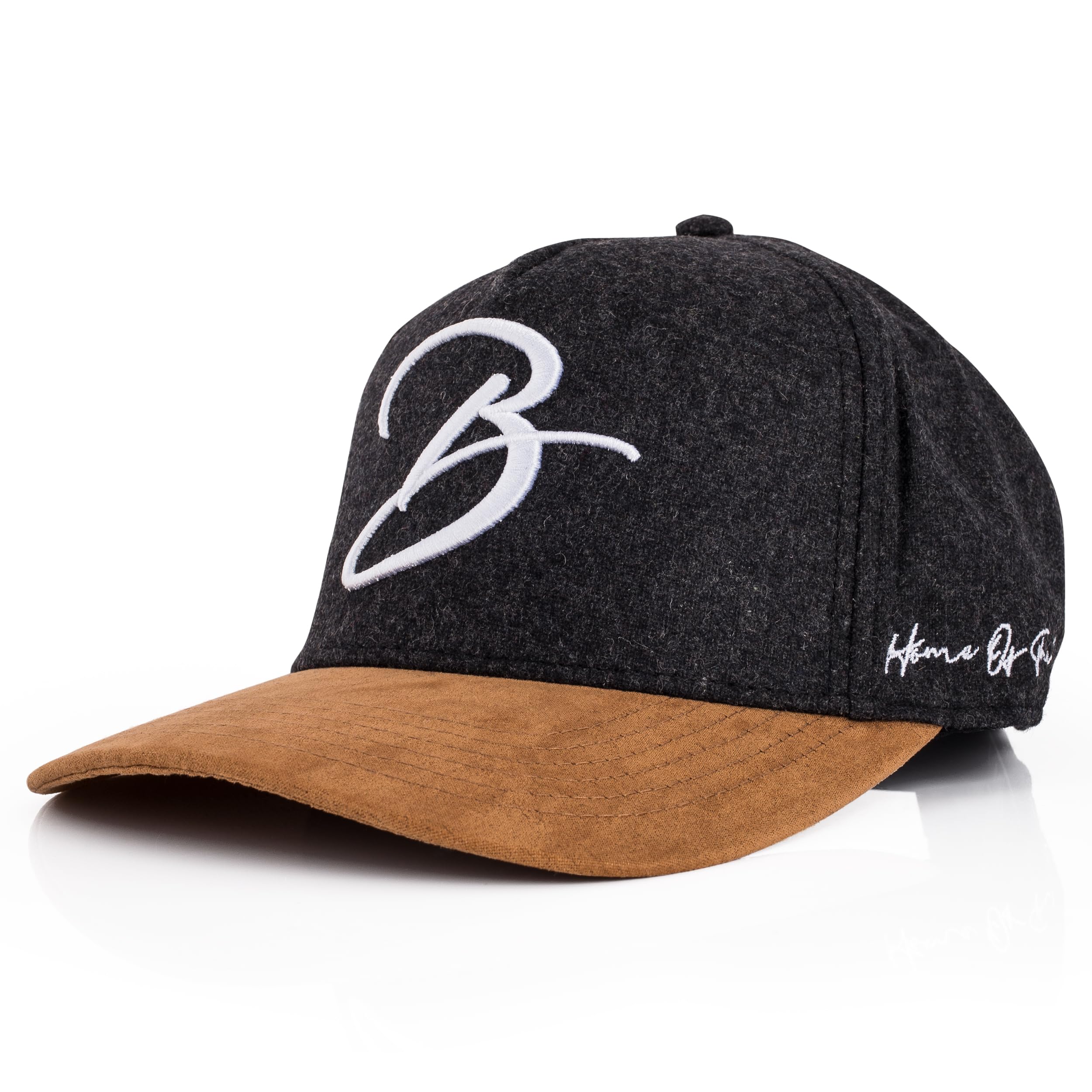 Script baseball cap Blackskies unisexe avec visière flanelle premium