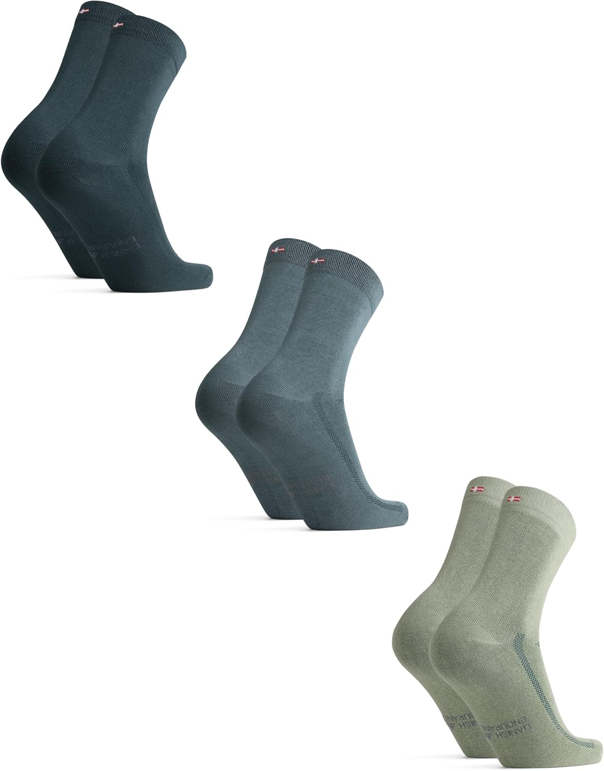 DANISH ENDURANCE Viscose Dress Socks, Premium, Soft, Breathable, Dress Socks for Men & Women, Unisex, 3-Pack