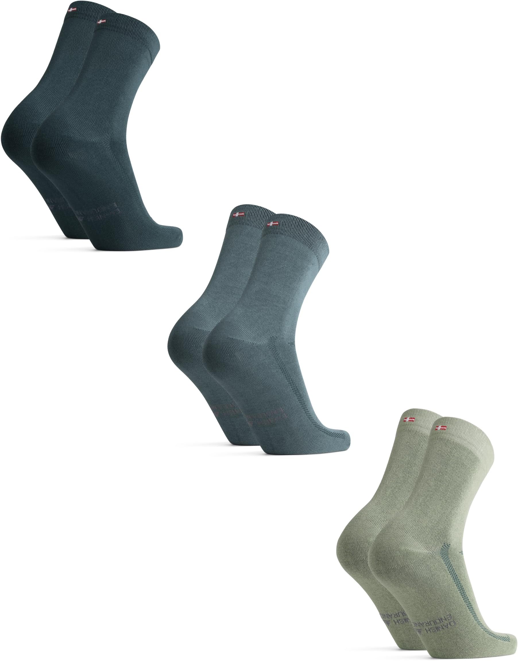 Bamboo Socks, Breathable Anti Sweat Socks, Soft, Everyday Wear, for Men & Women, Unisex, 6 Pack