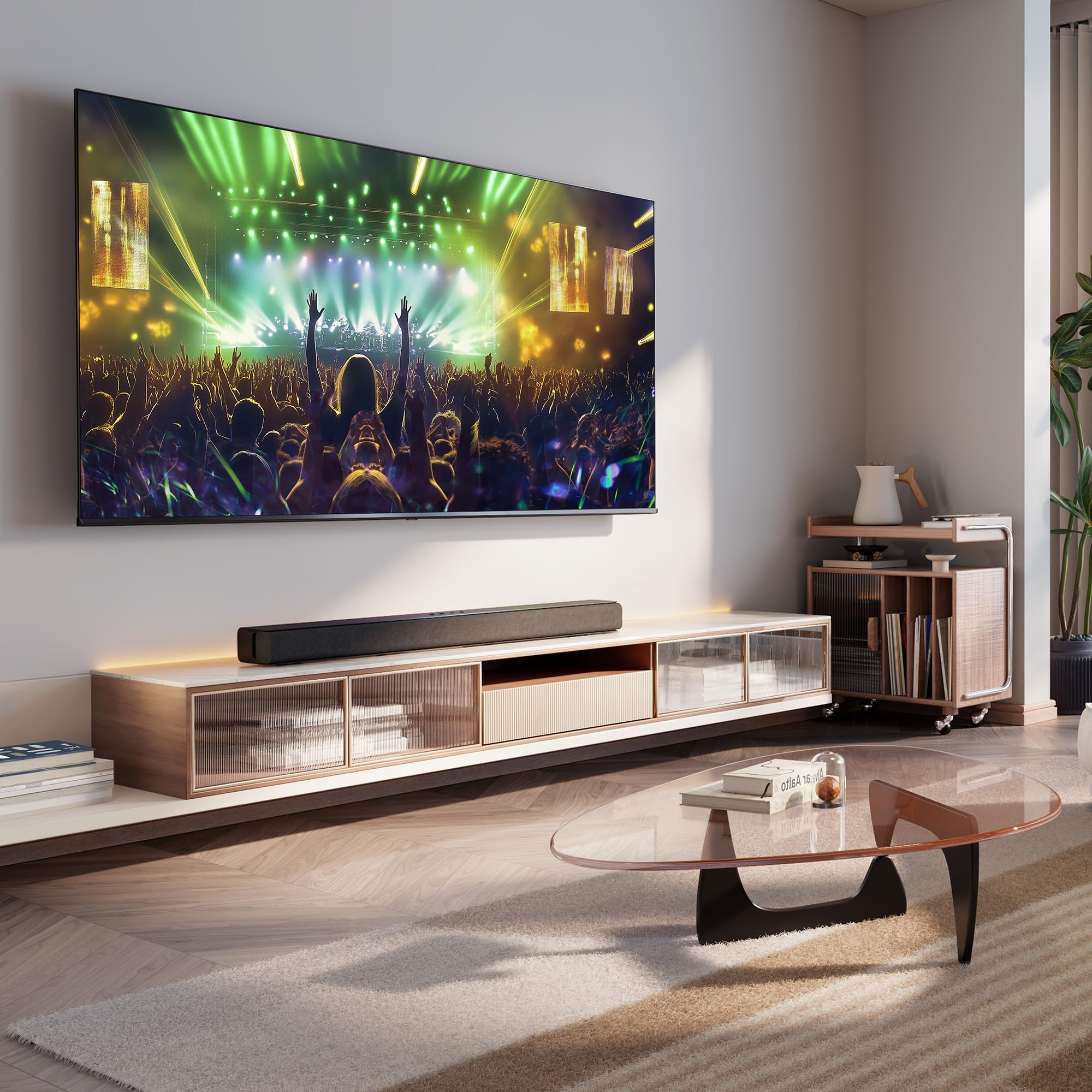 Hisense HS1000 Barre de Son 2.0 CH 120W Dolby Audio DTS Virtual:X Bluetooth 5.3 HDMI Arc Noir