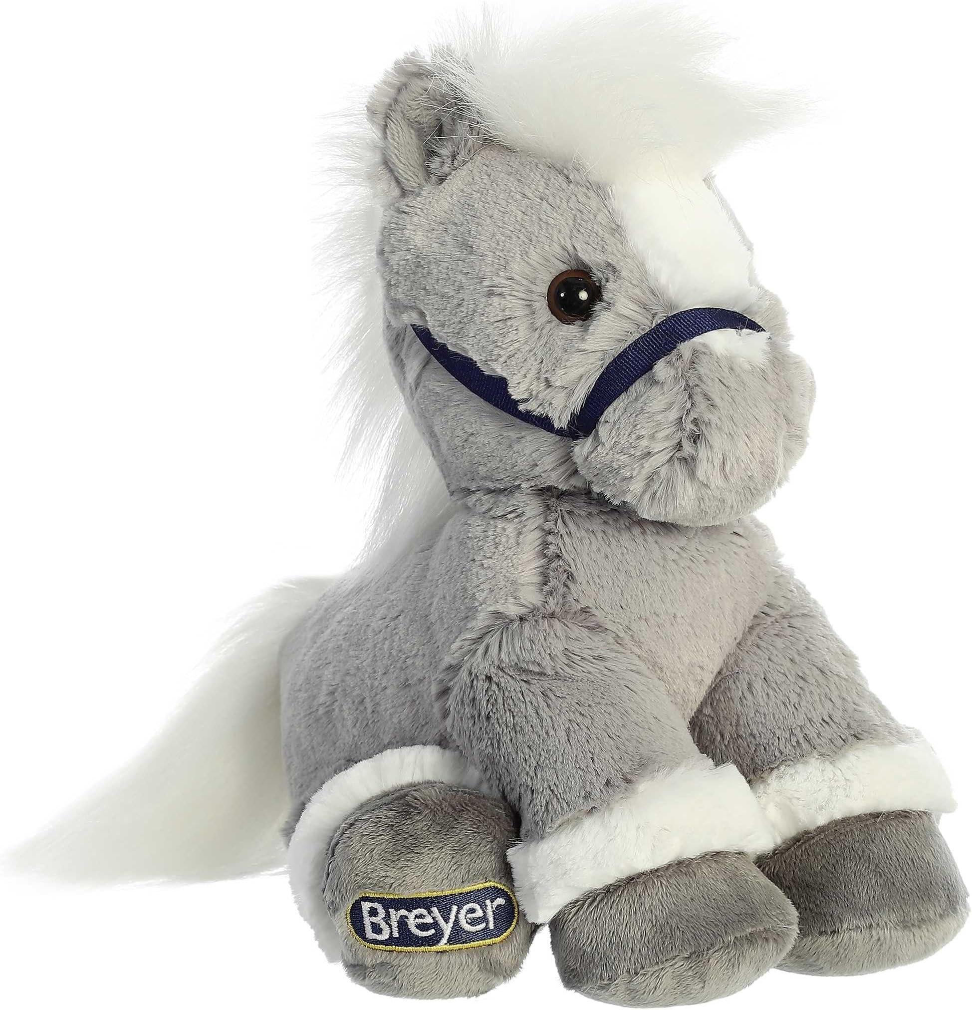 Aurora® Exquisite Breyer® Horse Stuffed Animal - Realistic Detailing - Imaginative Play - Grey 11 Inches