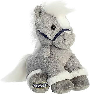 Breyer Aurora® Exquisite Horse Stuffed Animal - Realistic Detailing - Imaginative Play - Grey 11 Inches