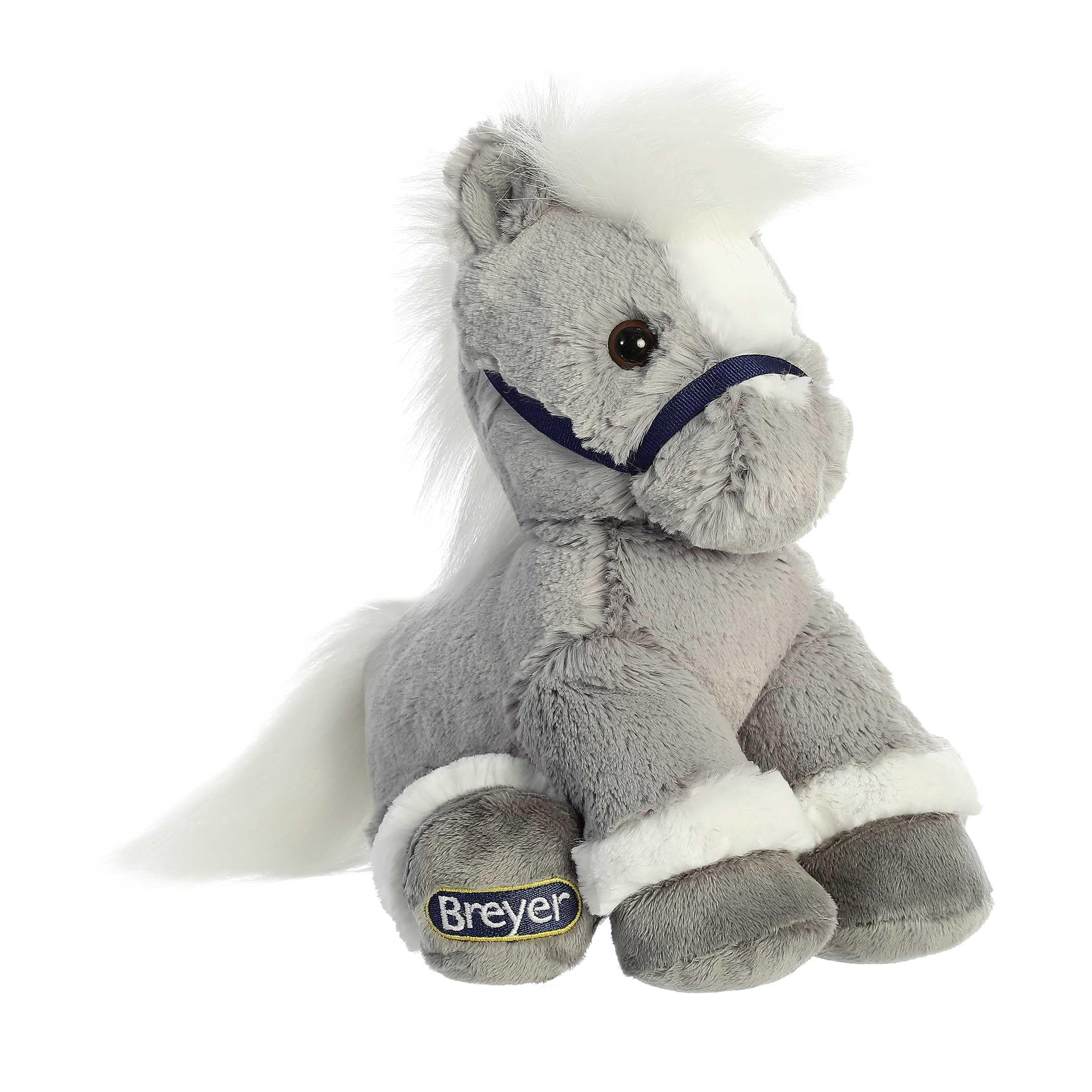 Aurora® Exquisite Breyer® Horse Stuffed Animal - Realistic Detailing - Imaginative Play - Grey 11 Inches