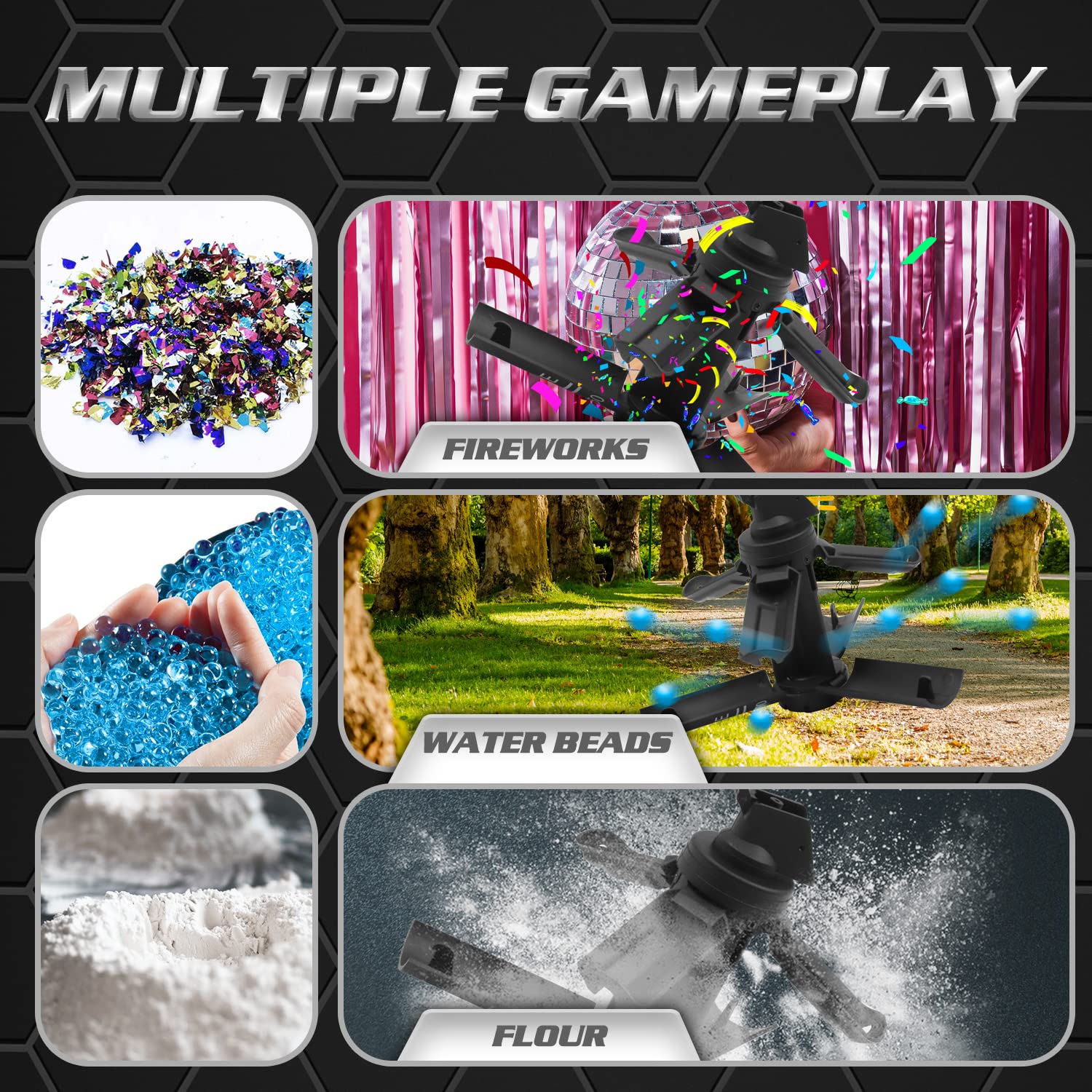 Zhongren Grenades à Main Jouet De L'armée Tactique CS Perles D'Eau