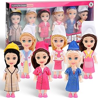 Liberty Imports Little Career Toddler Dolls with Dresses, Girls Imaginat...