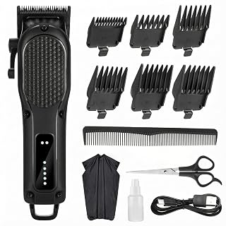 Men's Hair Clippers for Professional Hair Trimmer Cordless Rechargeable Powerful Beard Trimmer Hair Cutting Grooming Tool - Amazon product rated Grade B