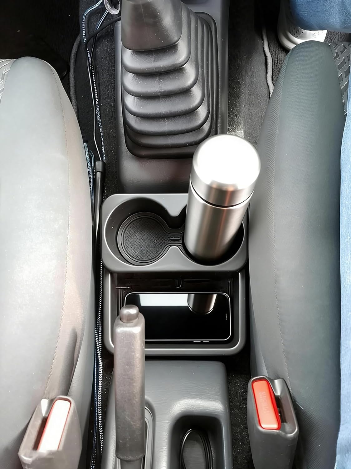 Center Console Gear Shift Organizer Tray Shifter Storage Box Armrest Water Cup Holder for Suzuki Jimny 1998-2018 Interior Accessories