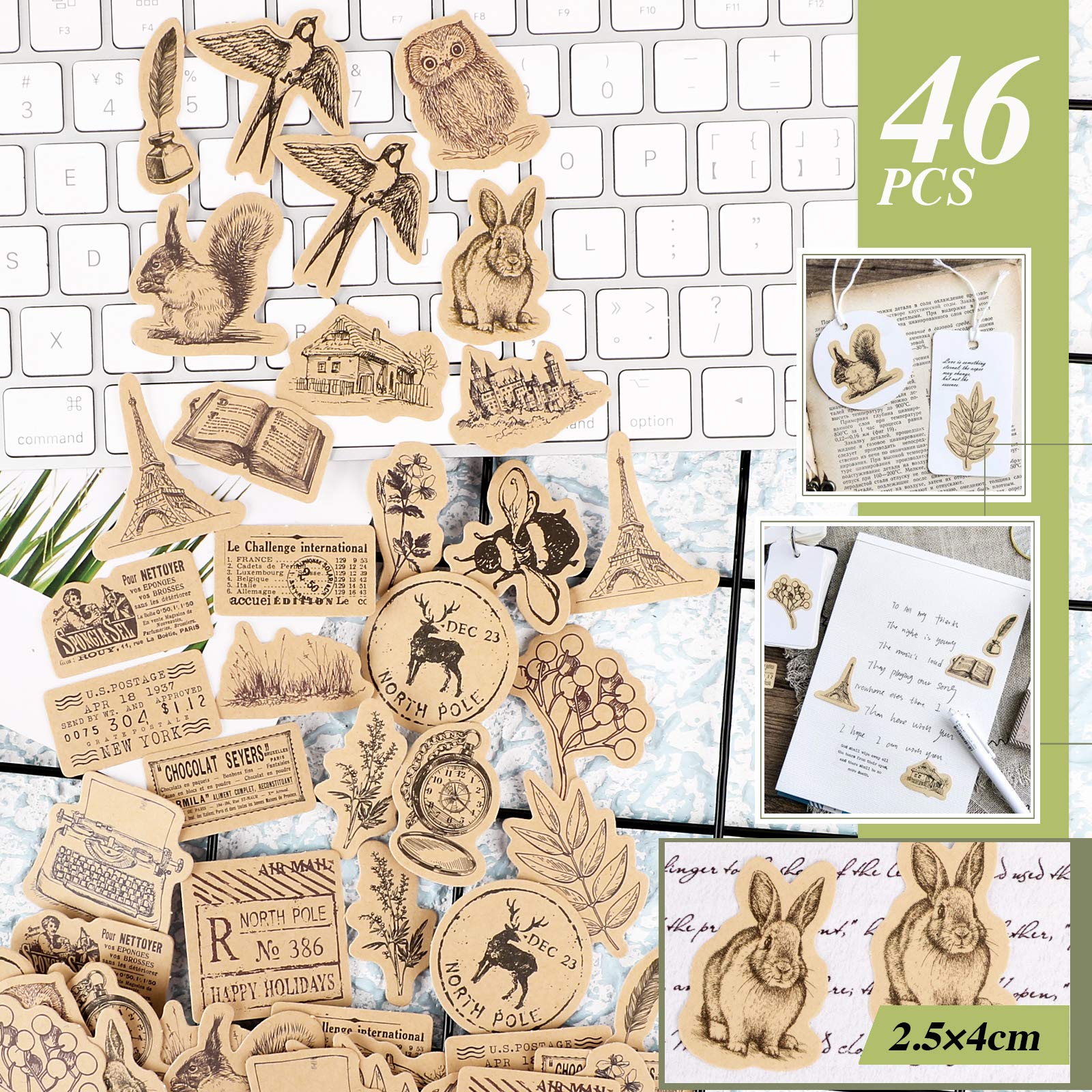 300 Stück Ordnerlochverstärkung Aufkleber - Selbstklebend 1,6x1,6cm Transparent/weiß