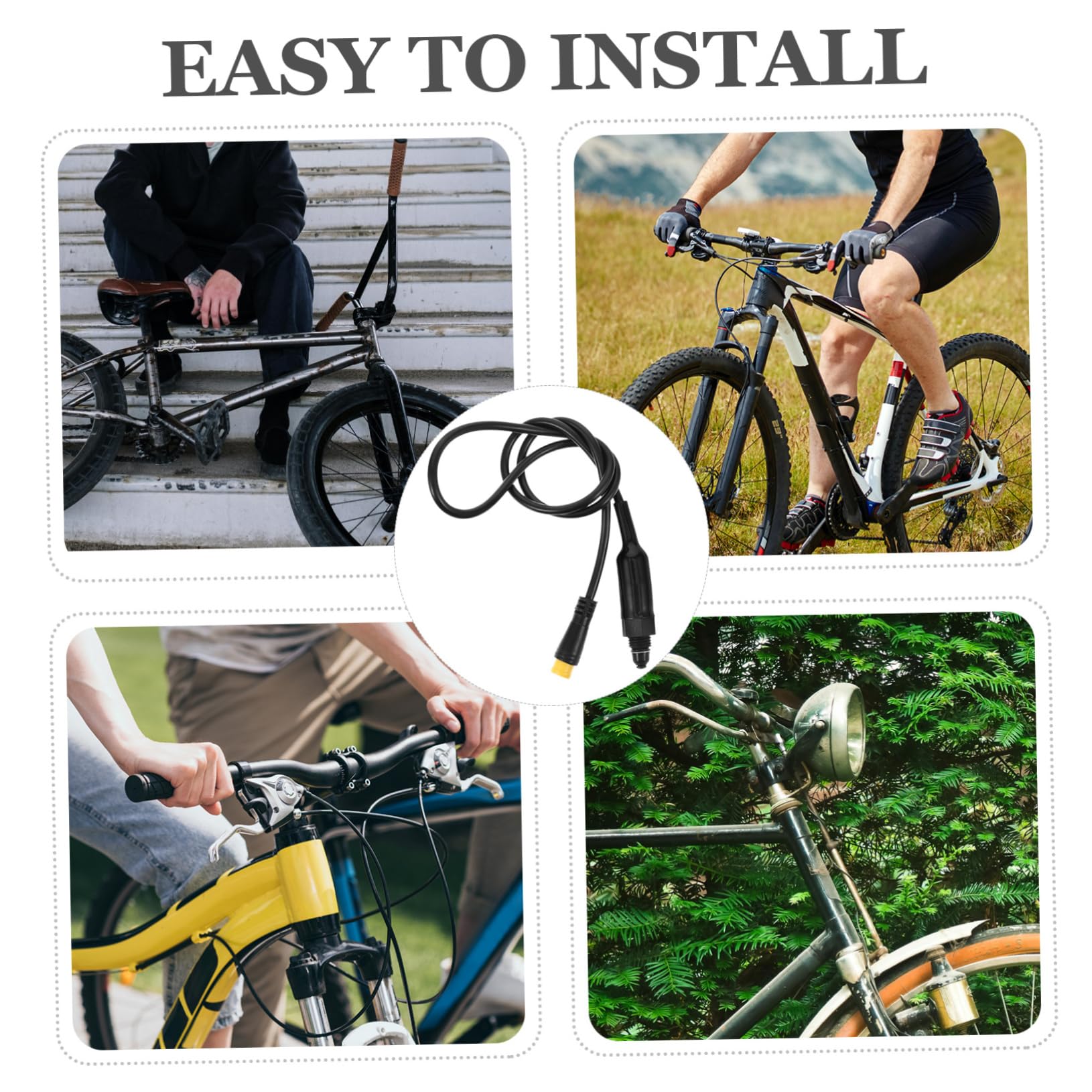 YARNOW Filo dell'interruttore del Freno Molla Regolabile Scopa di rimozione Guidare crepa Bicicletta elettrica sostituire i Cavi dei Freni Cavo Freno Bicicletta elettrica ABS Black