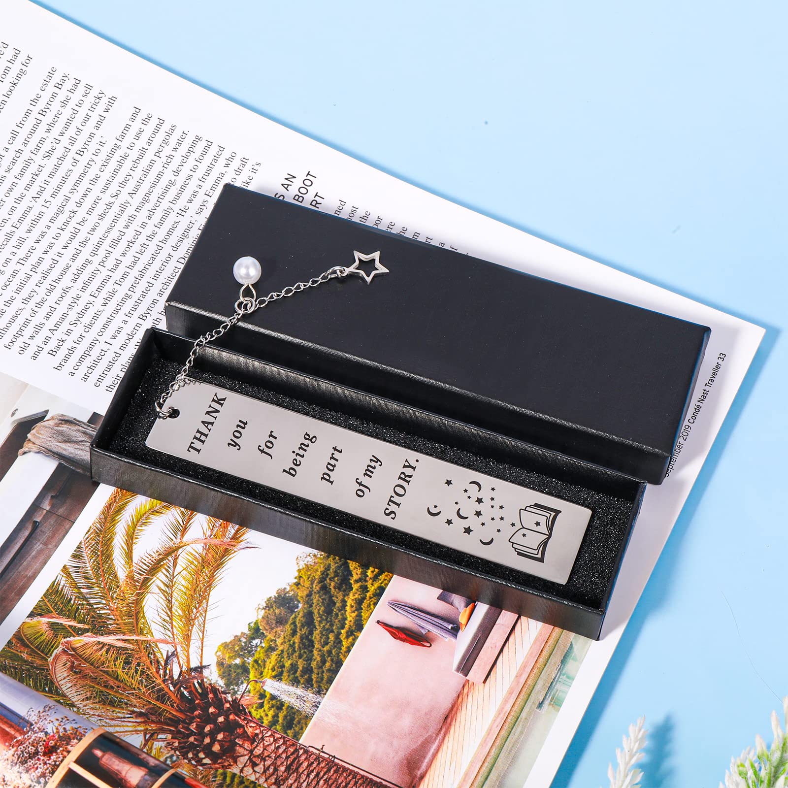 Hafhue Thank You Metal Bookmark With Tassel - Inspirational Gift For Readers, Book Lovers, Librarians, & Friends - View #8