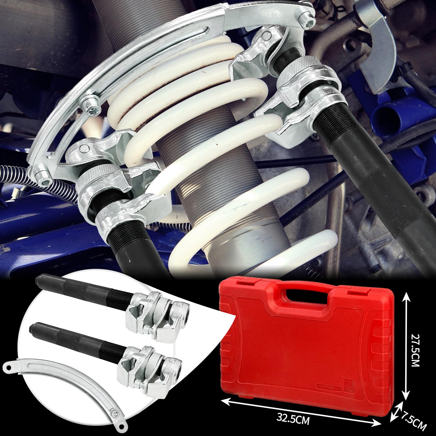 Amazon | Socpuro スプリングコンプレッサー ストラット式 コイル