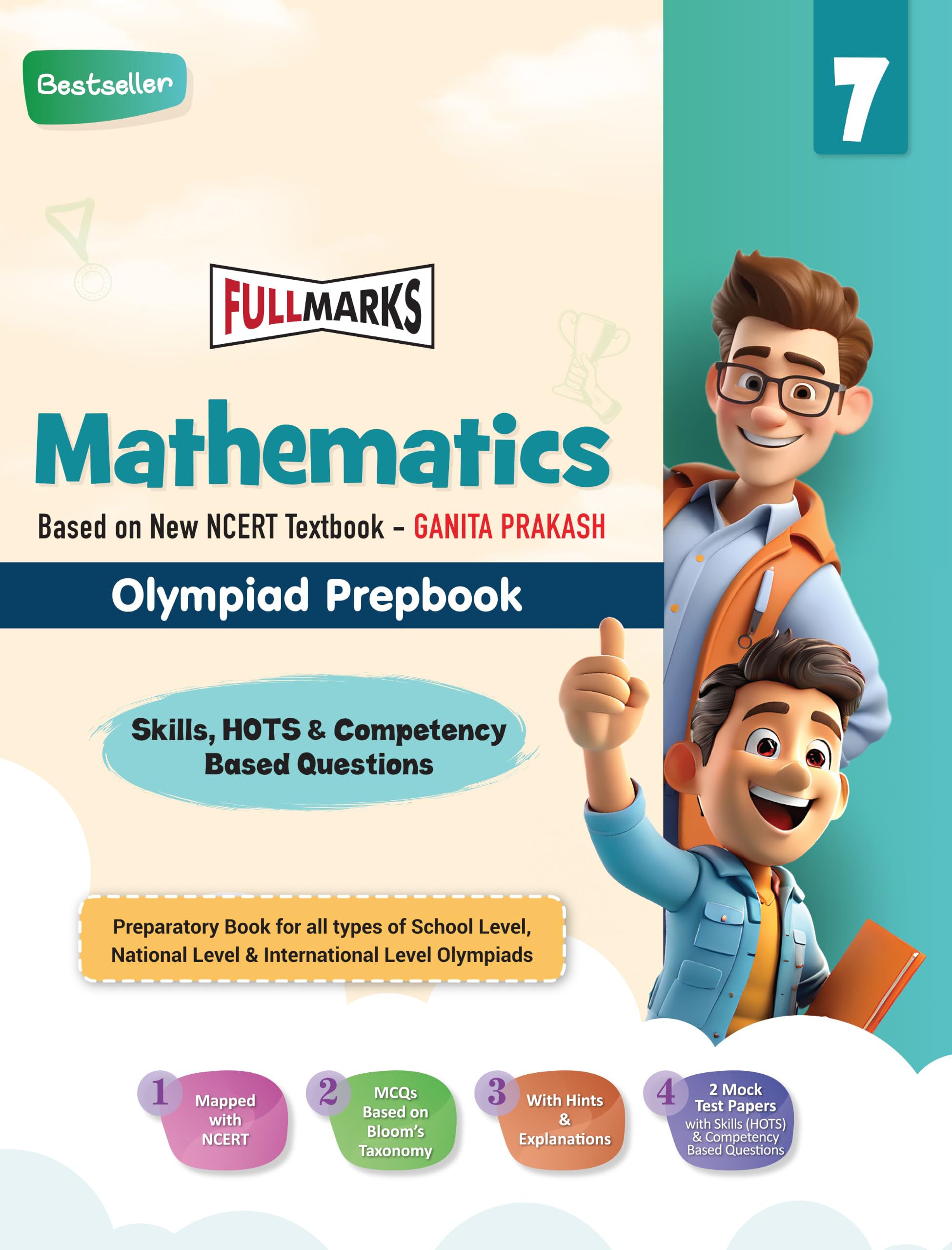 Buy Full Marks Mathematics SLE Olympiad Prepbook for Class 7
