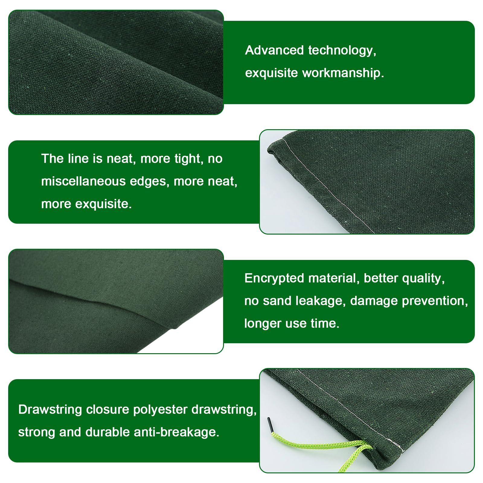 Bolsas De Arena Para Inundaciones, 3 Piezas Sacos De Arena Para Inundaciones, Bolsas De Arena Espesas, Bolsas De Arena Para Control Antiinundaciones para Barrera Contra Inundaciones(20 * 150cm)
