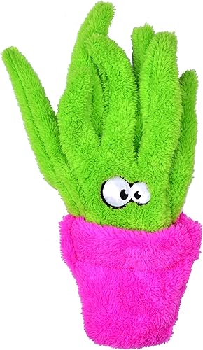Duraplush - Planta mediana de aloe vera juguete ecológico y duradero para perros  Perfecto para jugar a buscar y tirar de la guerra  Fabricado en