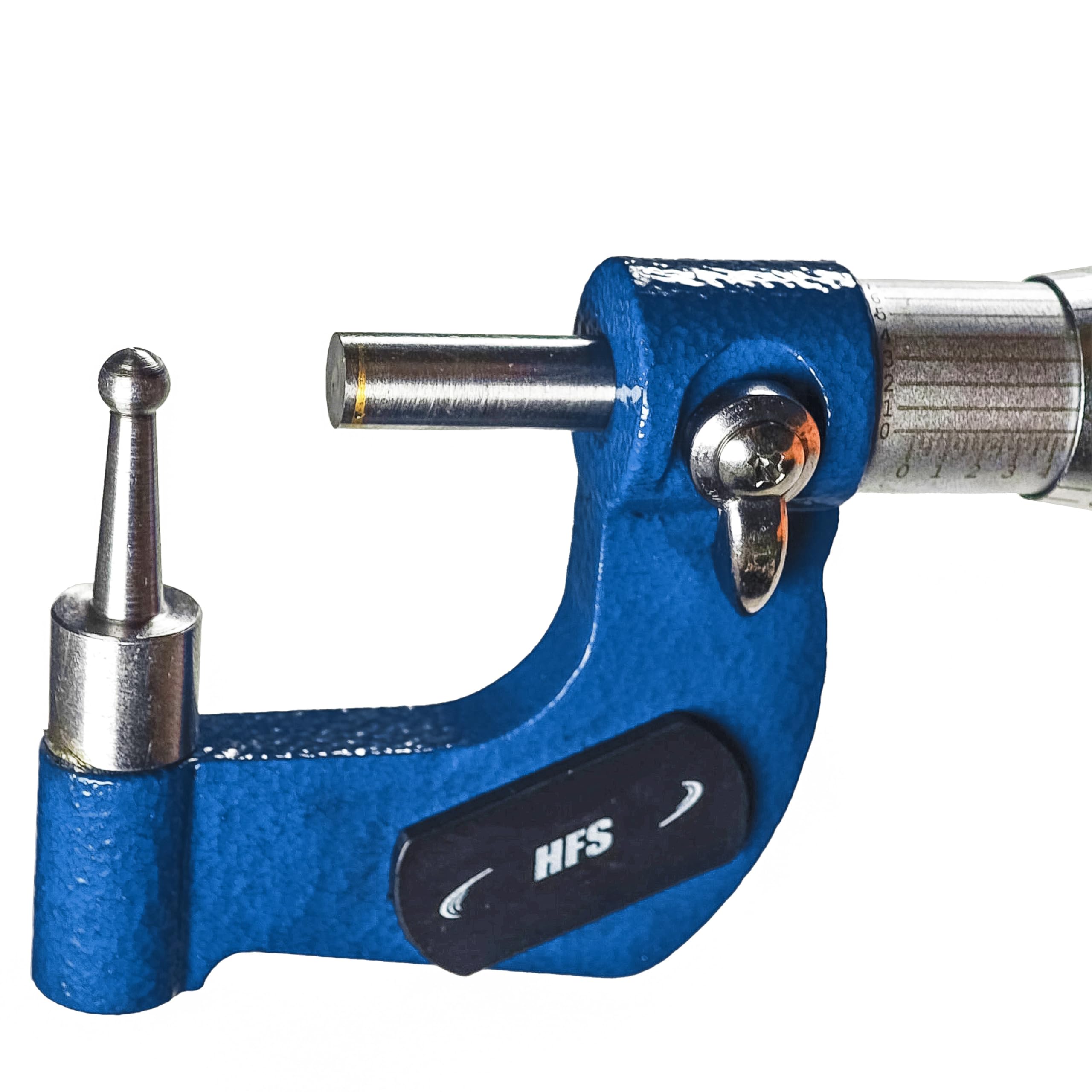 HFS (R) Tubo Micrometro Ricarica Sfera Incudine Sfera Spessore Caso 0-2.5 cm/0.01 cm