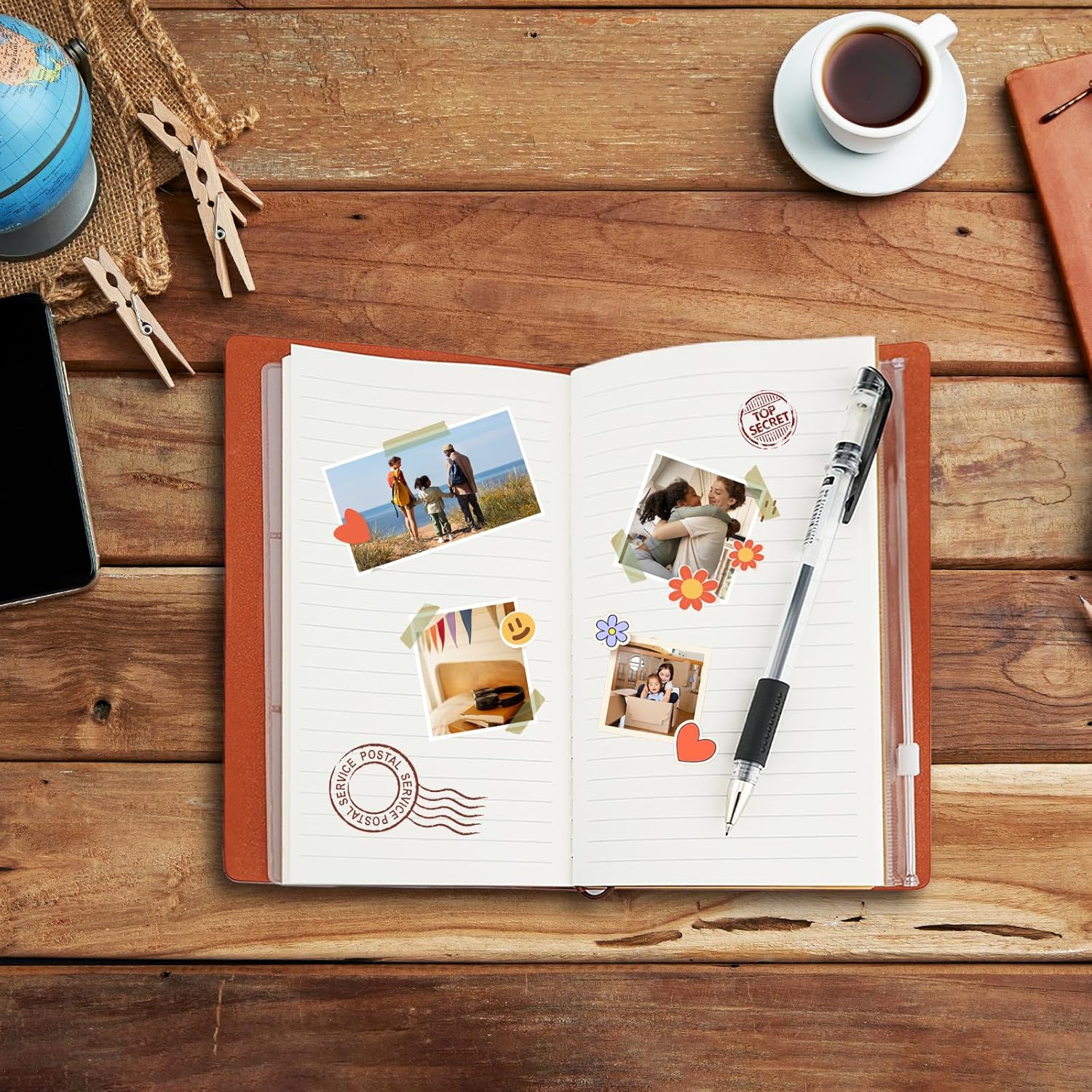 Apeso To My Son Leather Journal - I LOVE YOU FOREVER - 140 Page Refillable Journal Notebooks, Refillable Travel Diary Birthday Christmas New Year Graduation Gift (To Son) - Image 8