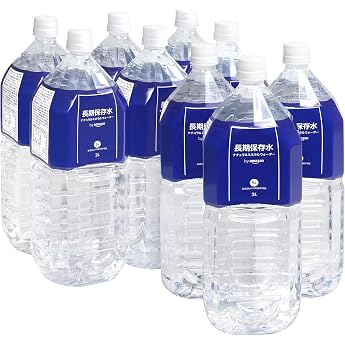 by Amazon Long-term Storage Water 2L x 9 bottles
