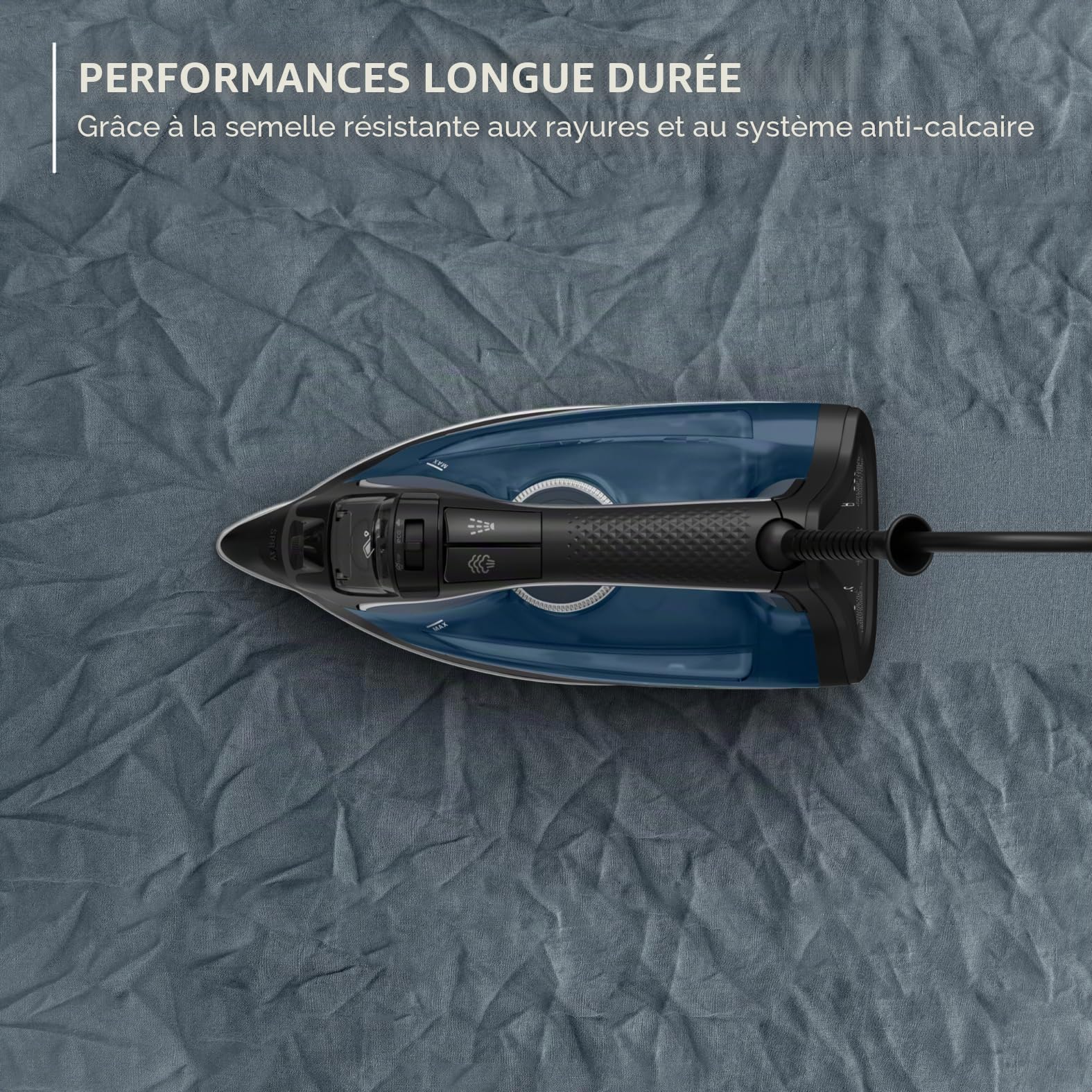 Rowenta Fer à repasser Pro Master DW8209F0 - Résultats professionnels - Diffusion vapeur puissante - Pointe haute précision - Performance longue durée - Économie d'énergie